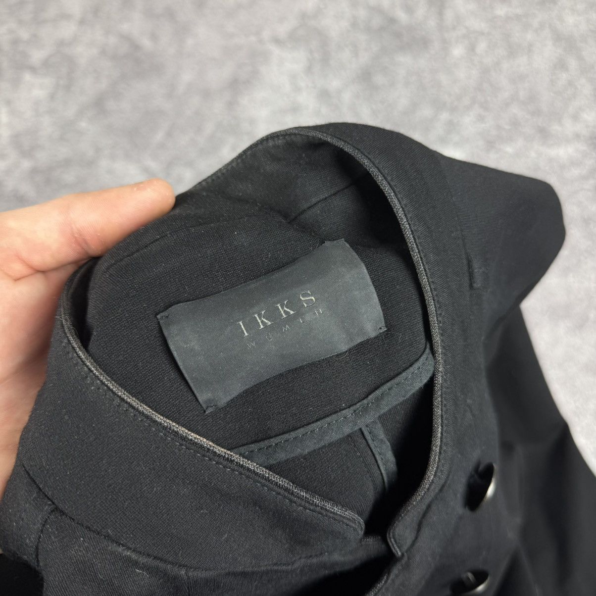 If Six Was Nine Black Double-Breasted Napoleon Jacket / Military Style Size L / US 10 / IT 46 - 8 Thumbnail