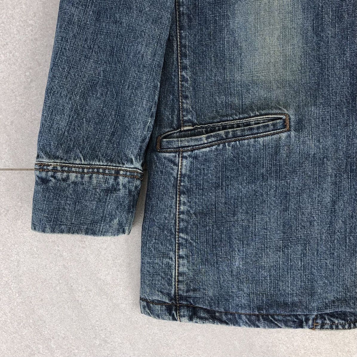 Japanese Brand Vintage Rageblue Mens Denim Jacket / Blazer Size US XL / EU 56 / 4 - 13 Thumbnail