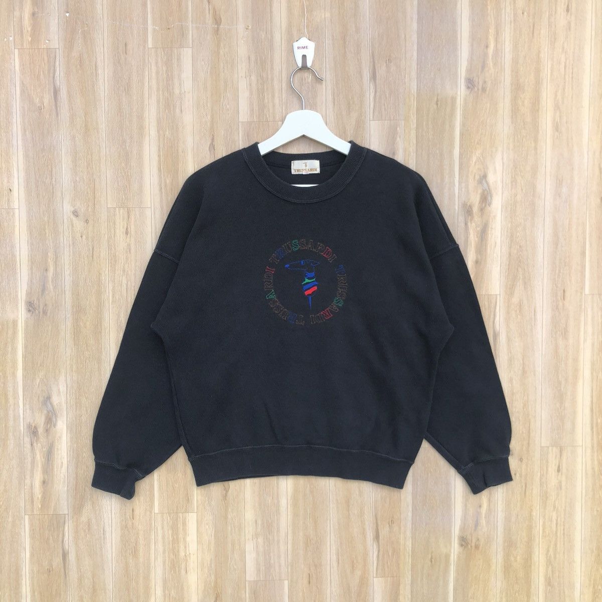 Trussardi Vintage Trussardi Italian Designer Sweatshirt Crewneck Size S / US 4 / IT 40 - 1 Thumbnail
