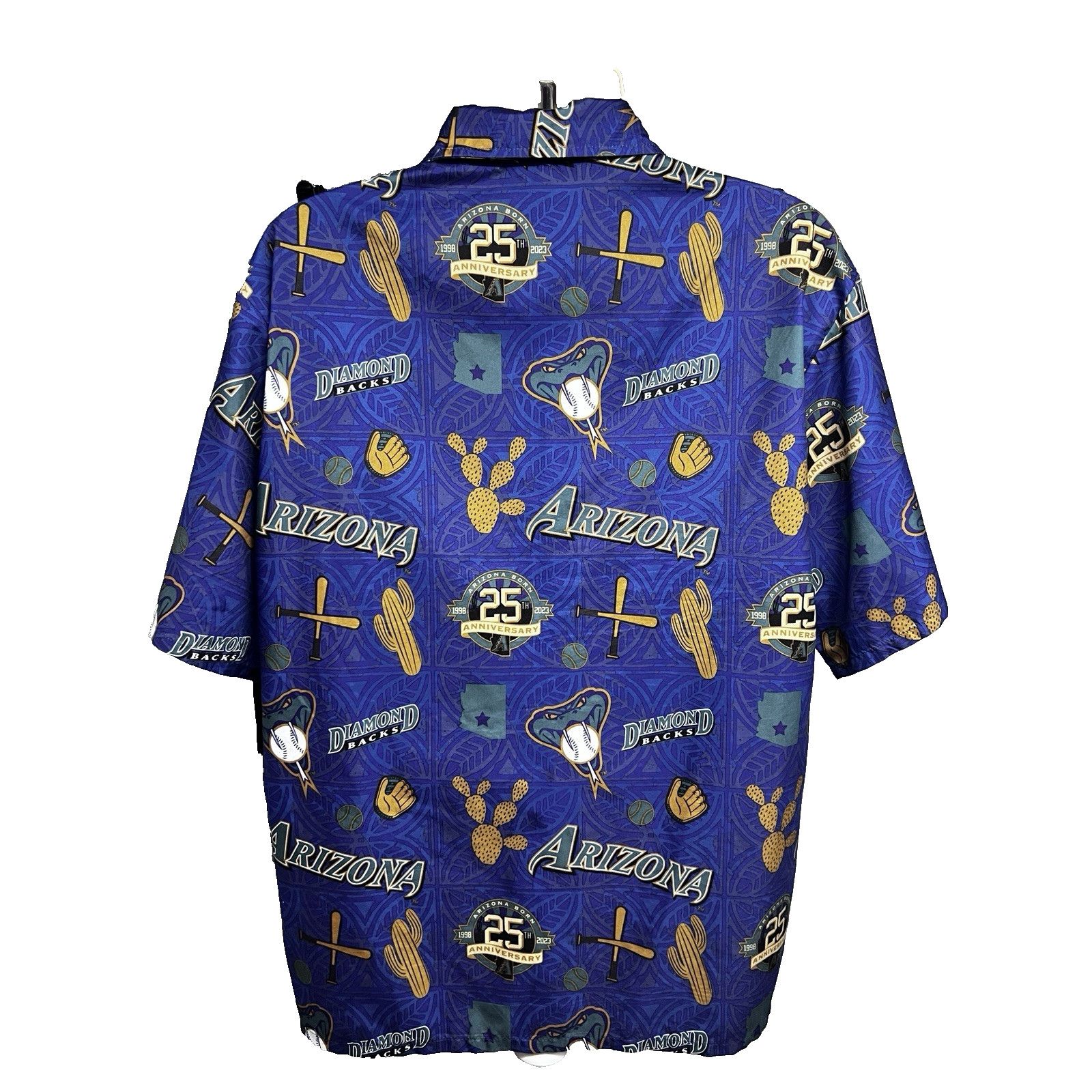 Budweiser Arizona Diamondbacks MLB Baseball Hawaiian Button Shirt XL Size US XL / EU 56 / 4 - 2 Thumbnail