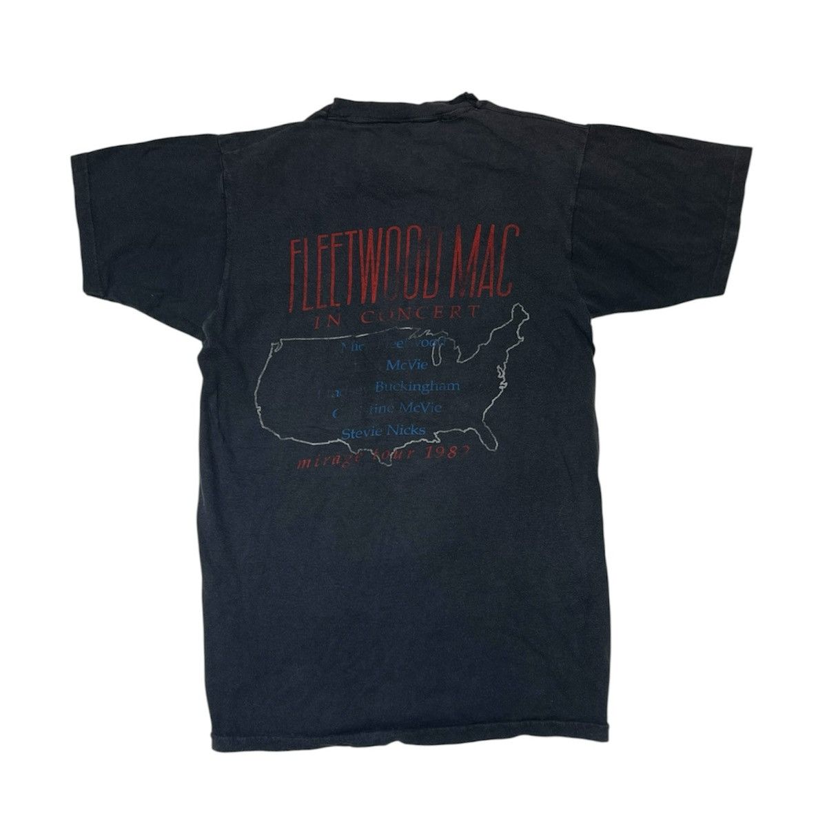 Vintage Vintage 1982 Fleetwood Mac Mirage Tour Penguin T-Shirt Size S / US 4 / IT 40 - 2 Thumbnail