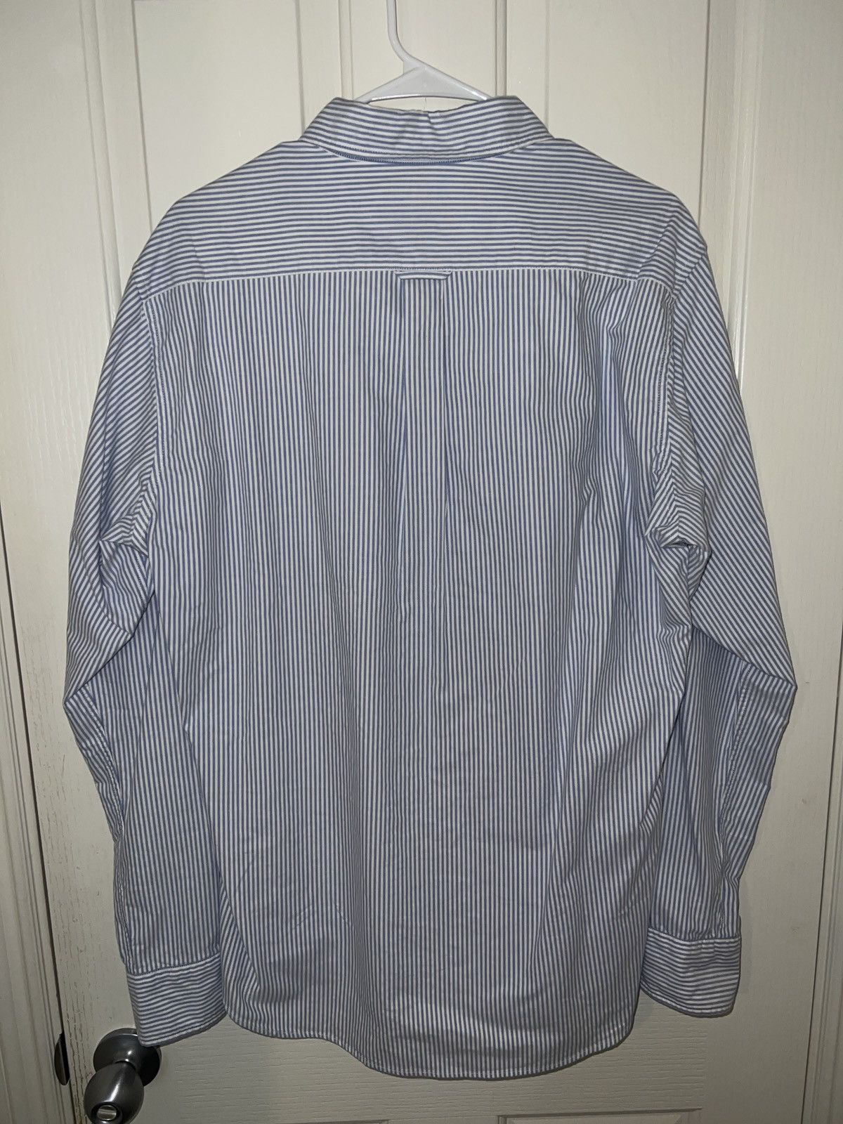 Uniqlo Uniqlo Slim Oxford Striped Shirt Size US L / EU 52-54 / 3 - 2 Thumbnail
