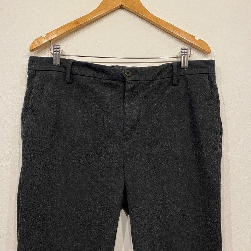 Frank & Oak Frank & Oak Grey Slim Leg Flat Front Wool Feel Dress Pants 3 Size US 34 / EU 50 - 2 Thumbnail