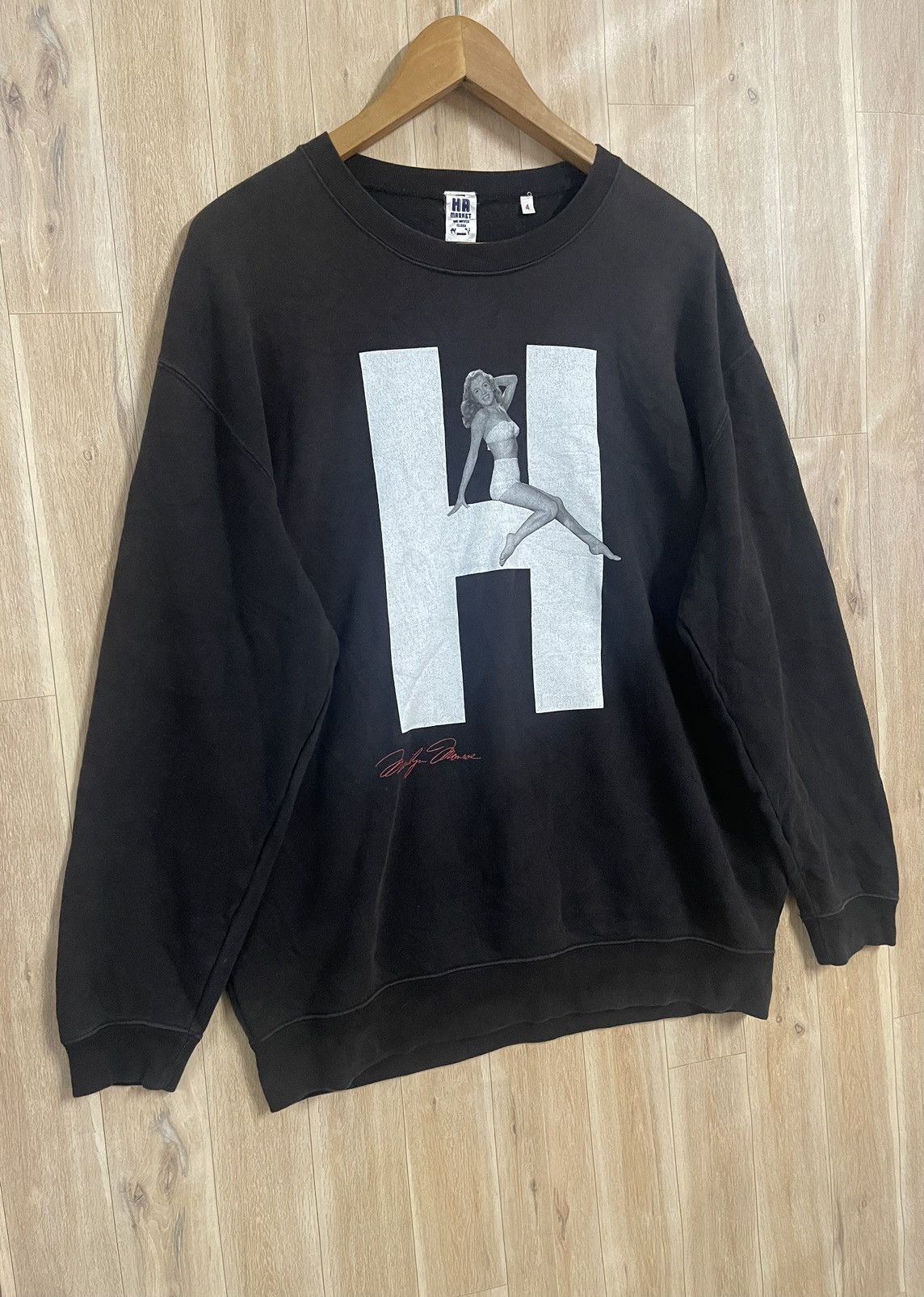 Blue Blue Japan × HOLLYWOOD RANCH MARKET × Okura Hollywood Ranch Market x Marilyn Monroe Sweatshirt XL Size US XL / EU 56 / 4 - 2 Thumbnail