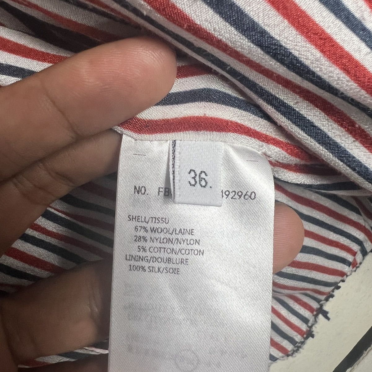 Thom Browne Thom Browne Red Prince of Wales Tweed Sack Blazer Size 36 Size US S / EU 44-46 / 1 - 21 Thumbnail