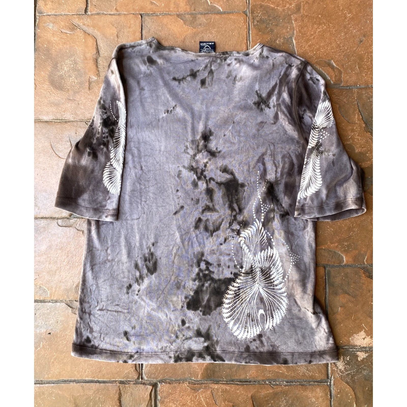 Vintage VINTAGE Sledge USA Rhinestone Top T-Shirt XL Tie Dye Grunge Shirt Women Size XL / US 12-14 / IT 48-50 - 3 Thumbnail