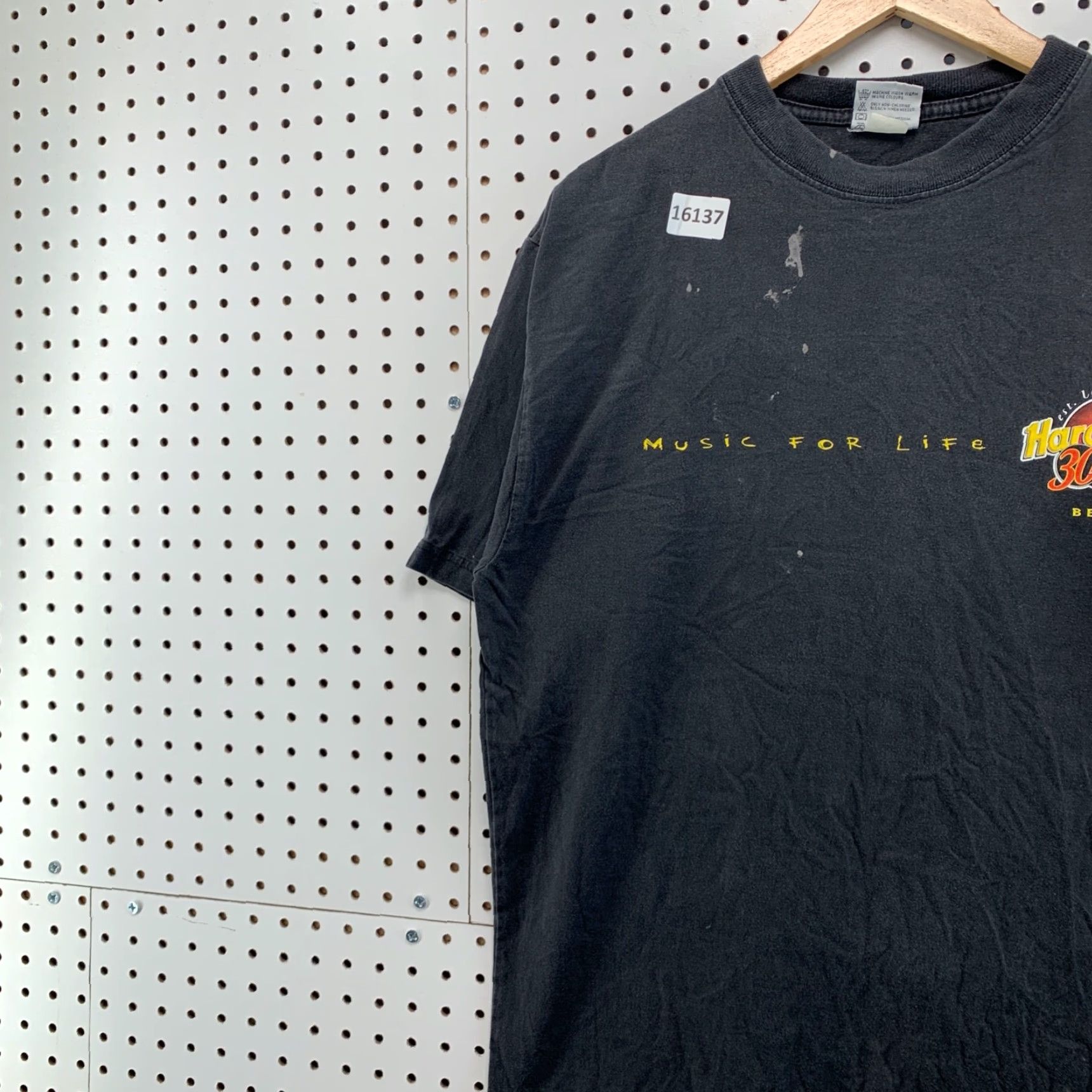 Hard Rock Cafe VINTAGE Hard Rock Cafe Berlin T-Shirt Adult Large Black Short Sleeve World Tour Unisex Size US L / EU 52-54 / 3 - 4 Thumbnail