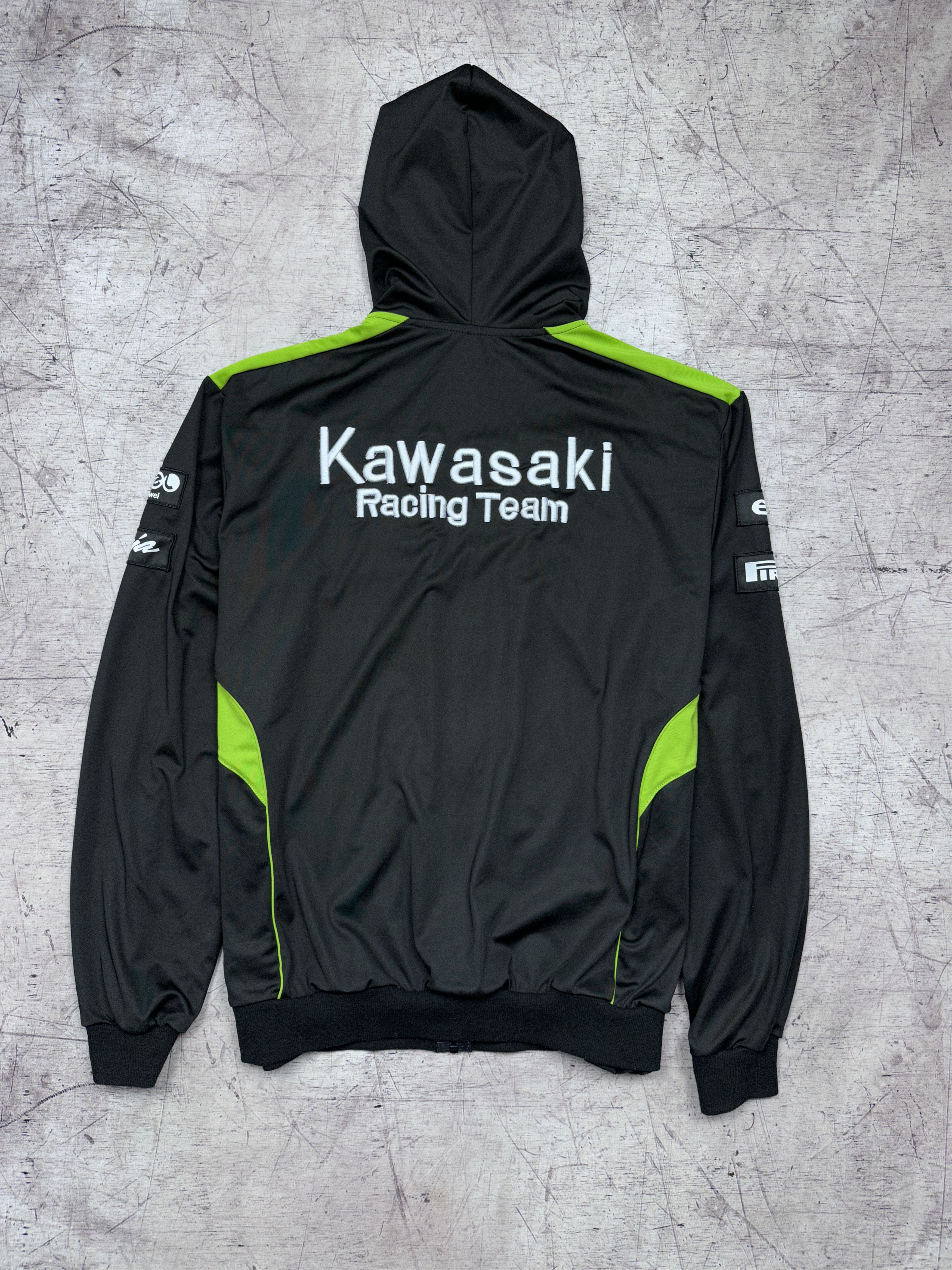Japanese Brand Kawasaki Racing Team Vintage Mens Zip Hoodie Size US XXL / EU 58 / 5 - 9 Thumbnail