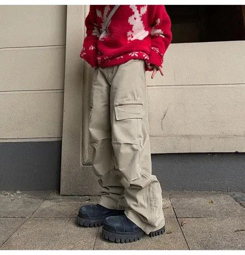 Vintage Isshiki x natsu Multi Packet Cargo Pants in Beige Size US 32 / EU 48 - 4 Thumbnail