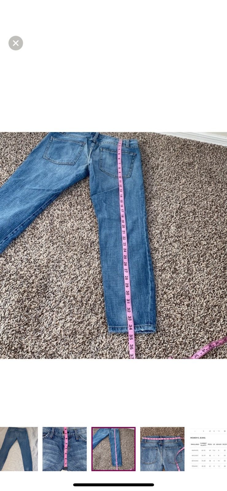 Current/Elliot Current Elliot skinny jeans size 4 Size 27" / US 4 / IT 40 - 7 Thumbnail