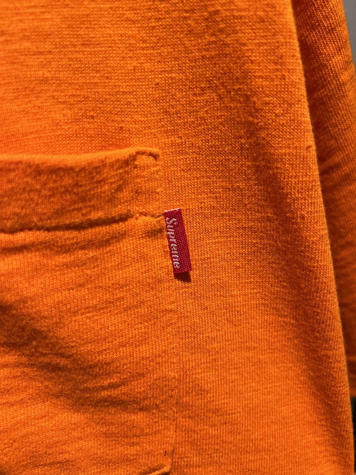 Supreme Supreme SS19 S/S Pocket Tee Orange Size US L / EU 52-54 / 3 - 3 Thumbnail