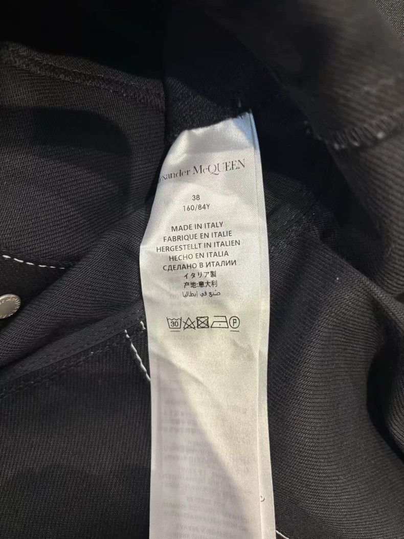Alexander McQueen Alexander McQUEEN size 38 Lotus leaf lace denim jacket Next Size S / US 4 / IT 40 - 5 Thumbnail