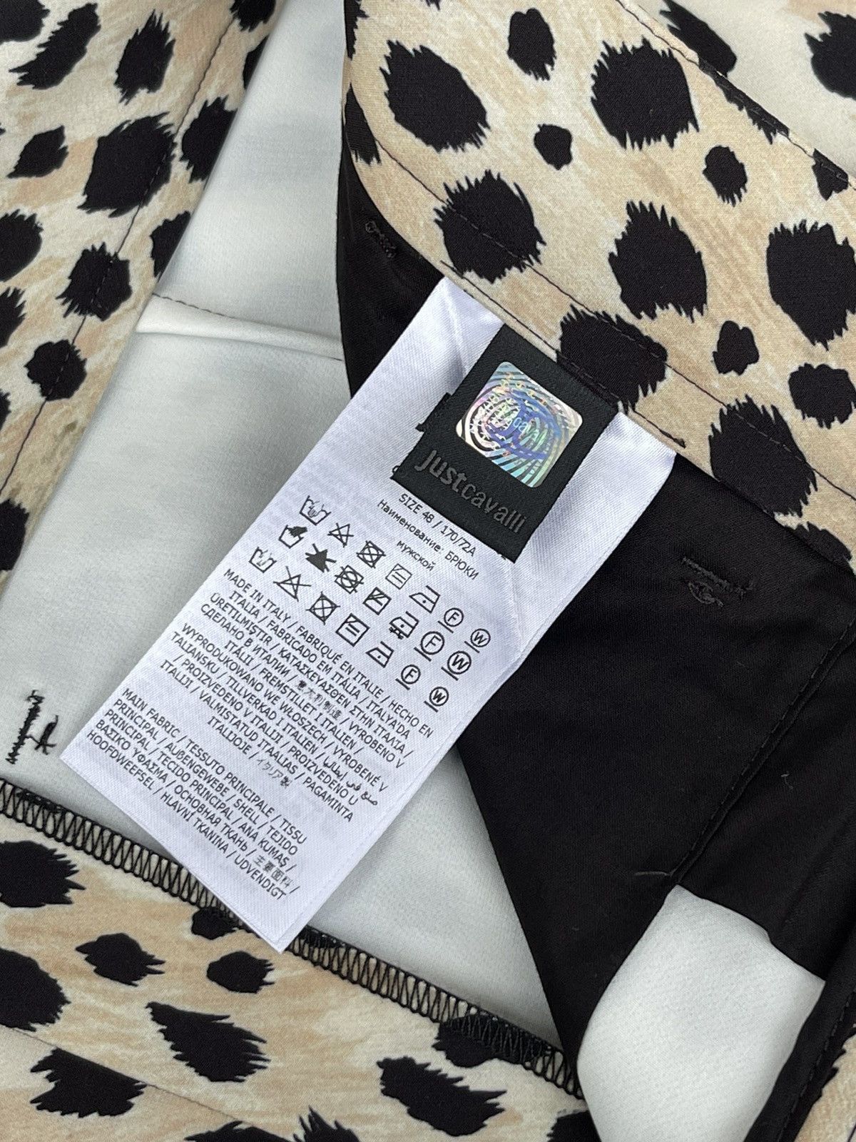 Just Cavalli !DS! FW22 Just Cavalli Leopard Print Natural Casual Pants Size US 32 / EU 48 - 21 Thumbnail