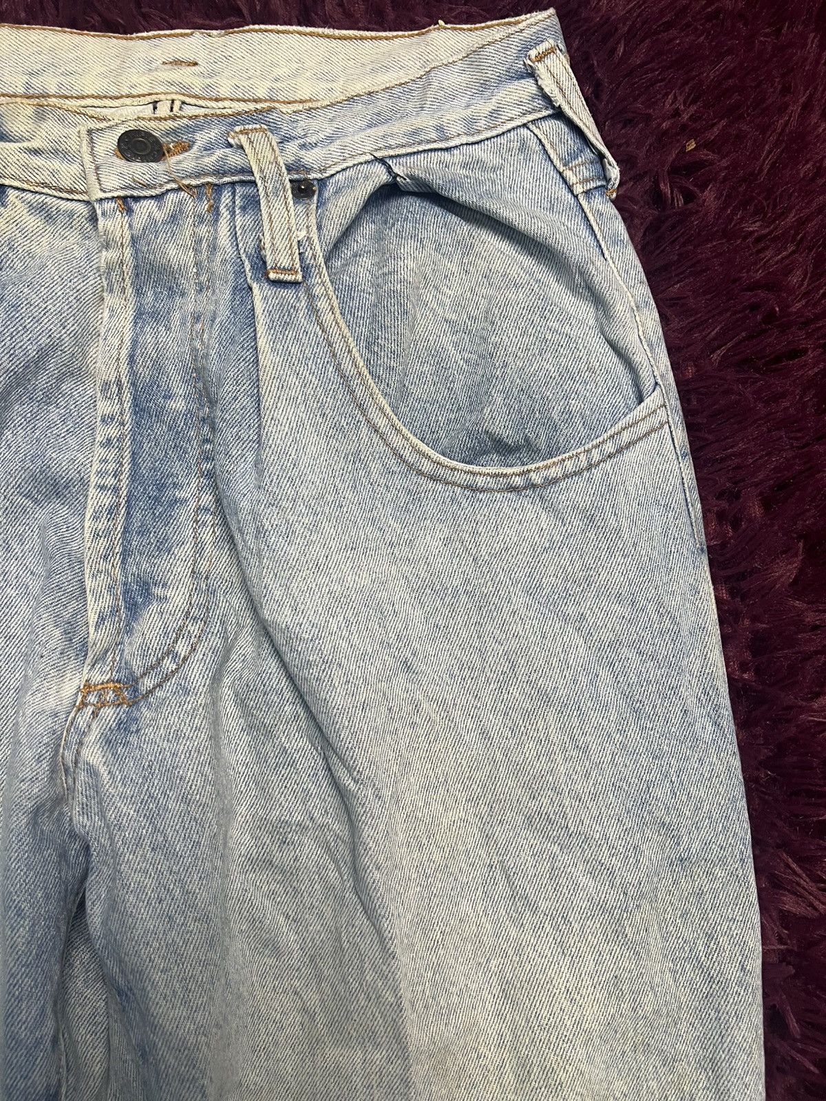 Other Vintage CHIPIE France Light Blue Denim Jeans (45) Size US 30 / EU 46 - 4 Thumbnail