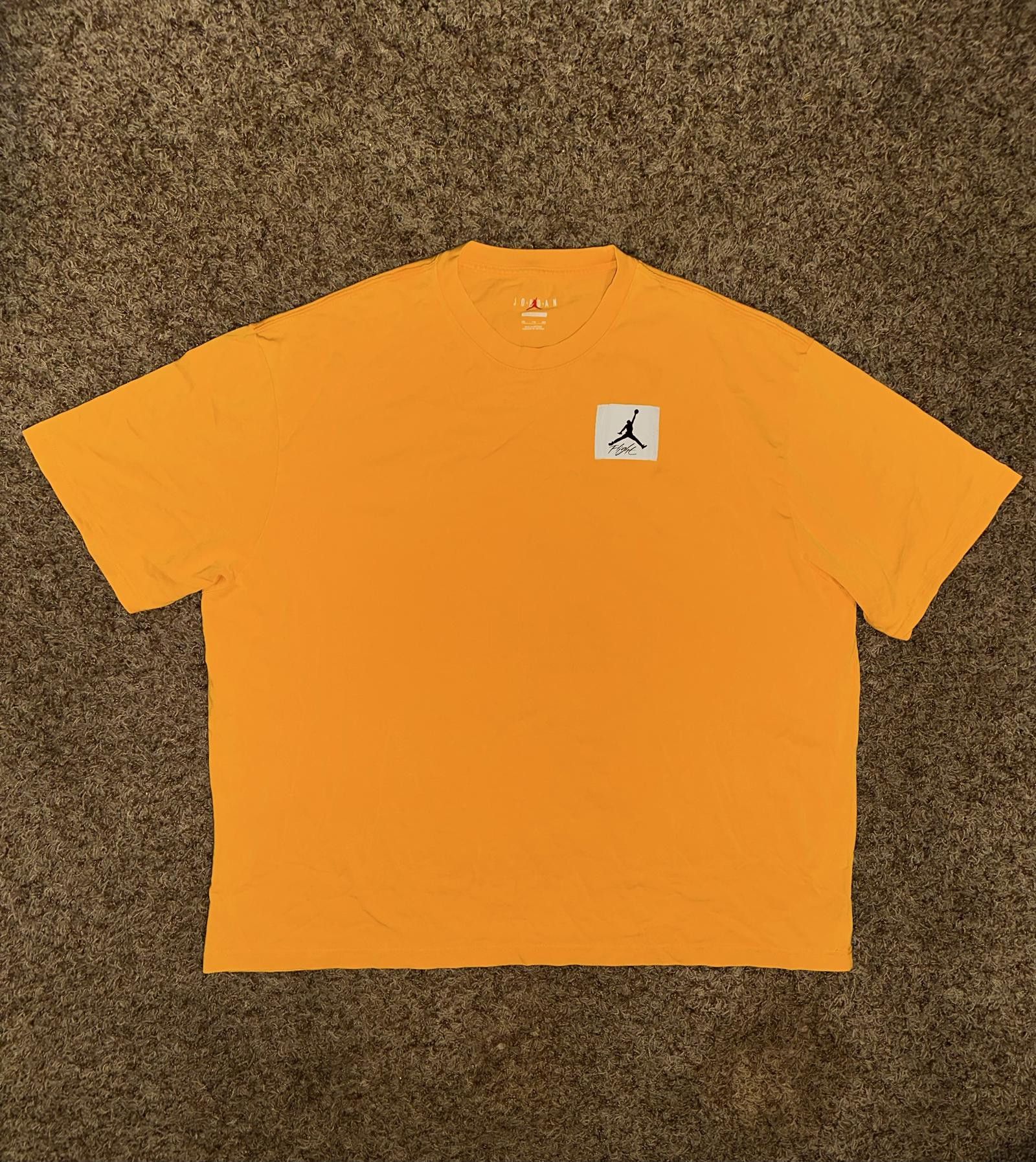 Nike Jordan Flight Essentials Oversized Yellow Tee