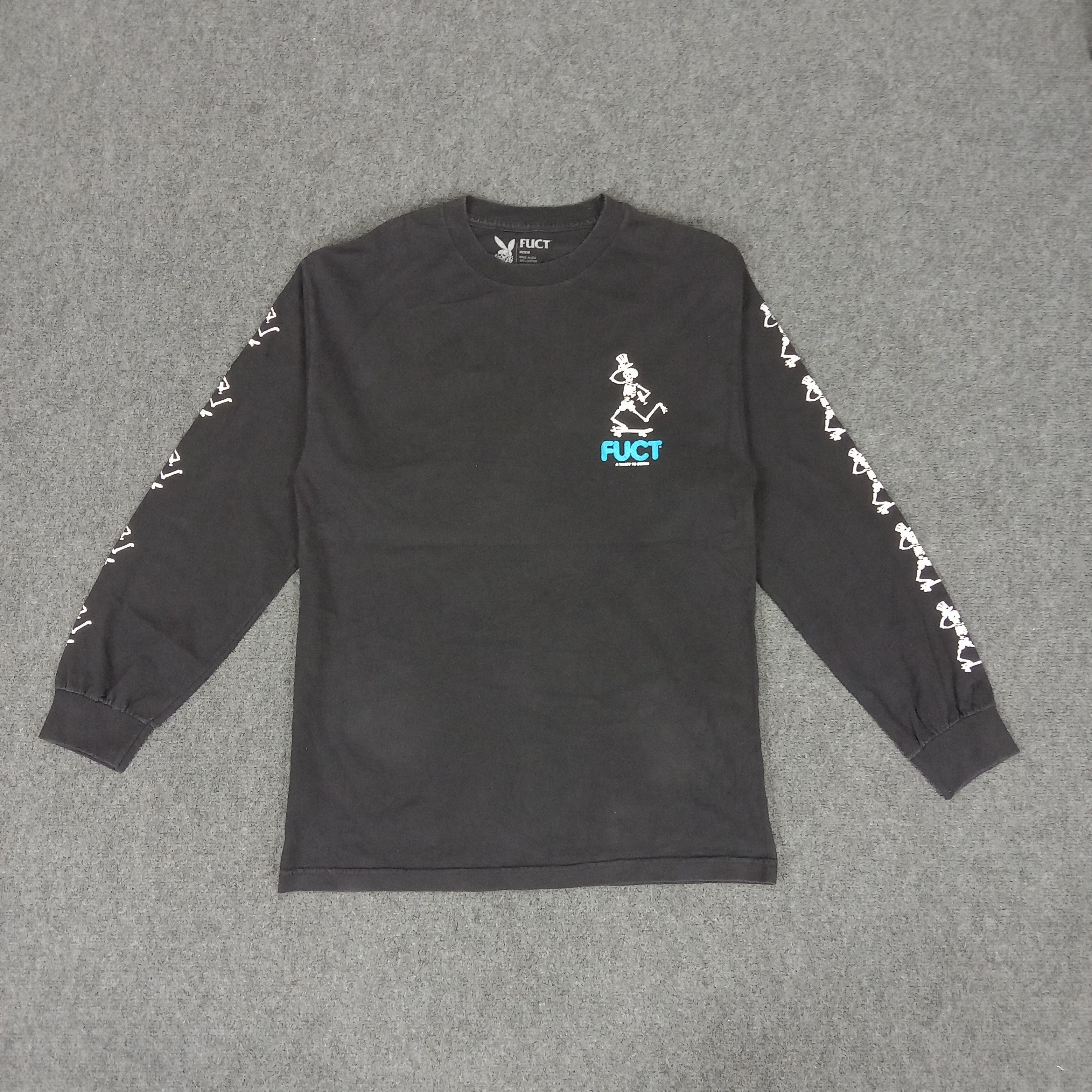 FUCT Fuct American Skateboard Style Long Sleeve Tshirt Size US M / EU 48-50 / 2 - 4 Thumbnail