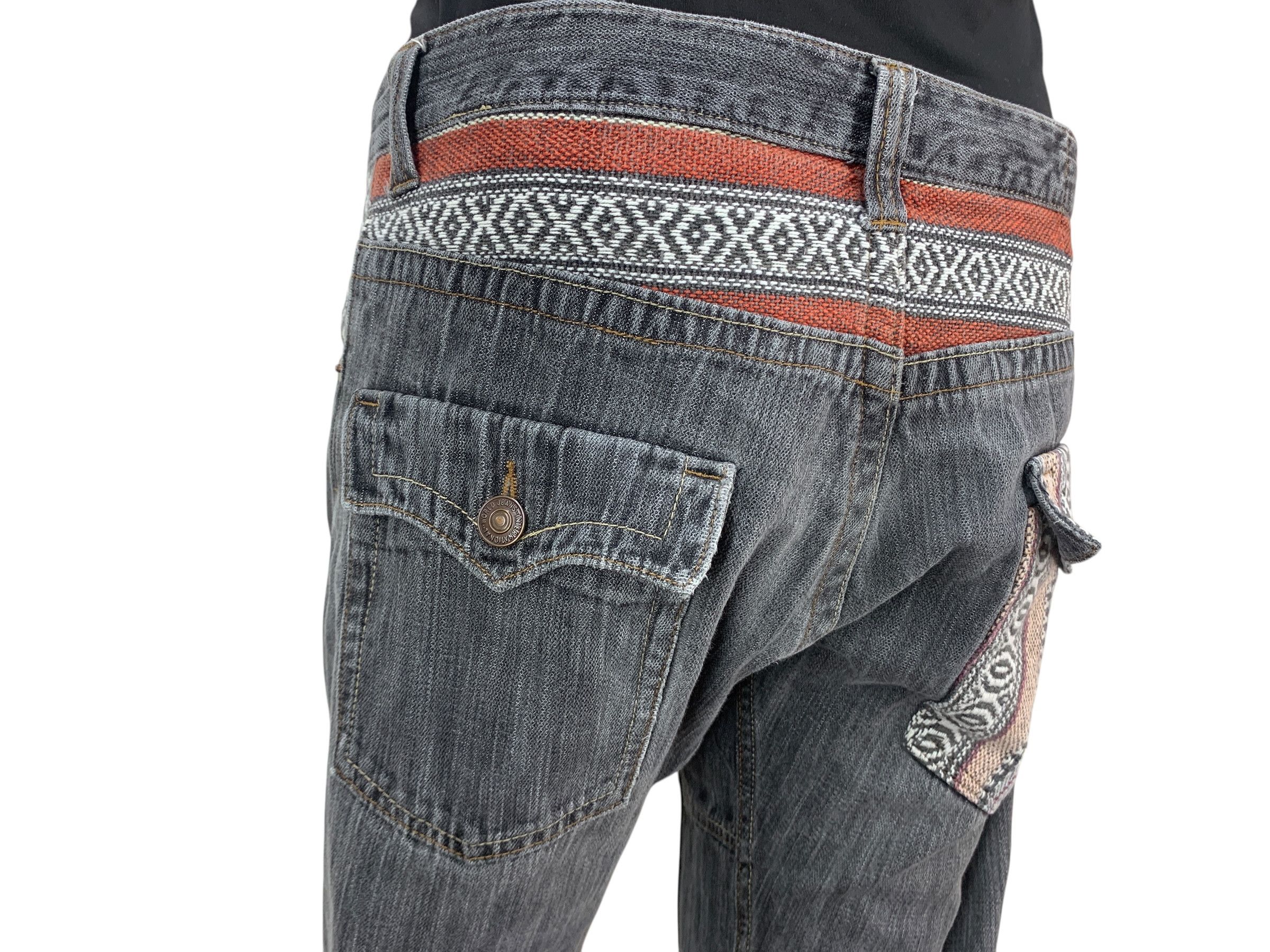 Japanese Brand Modish Double Waist Jeans Size US 34 / EU 50 - 14 Thumbnail