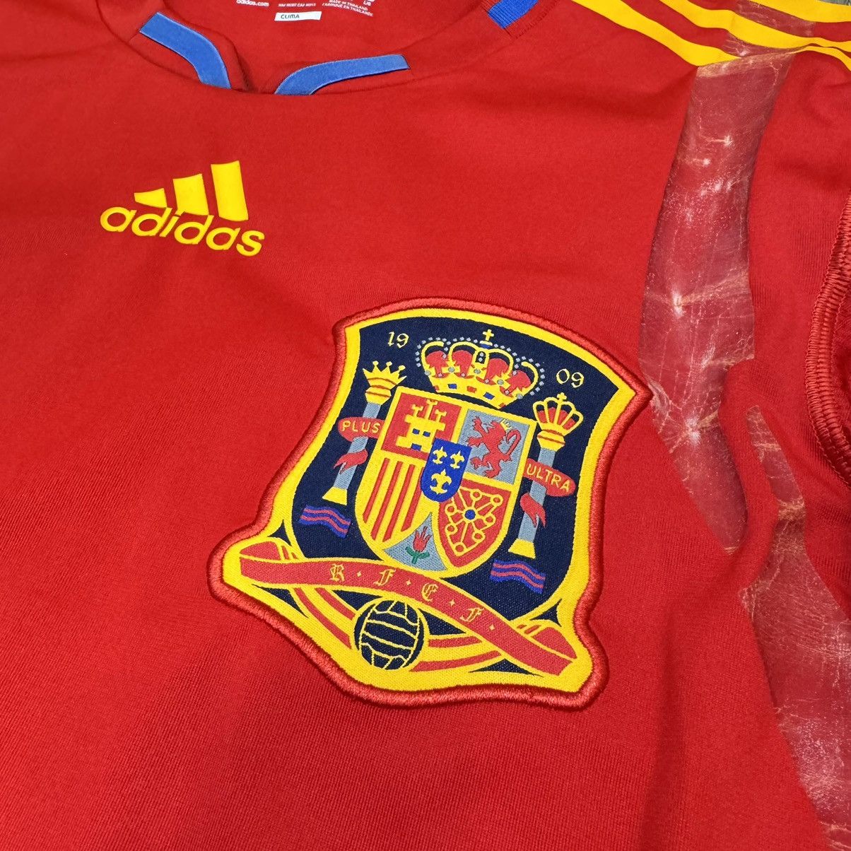 Adidas Spain 10/11 player issue home shirt #7 David Villa Size US L / EU 52-54 / 3 - 3 Thumbnail