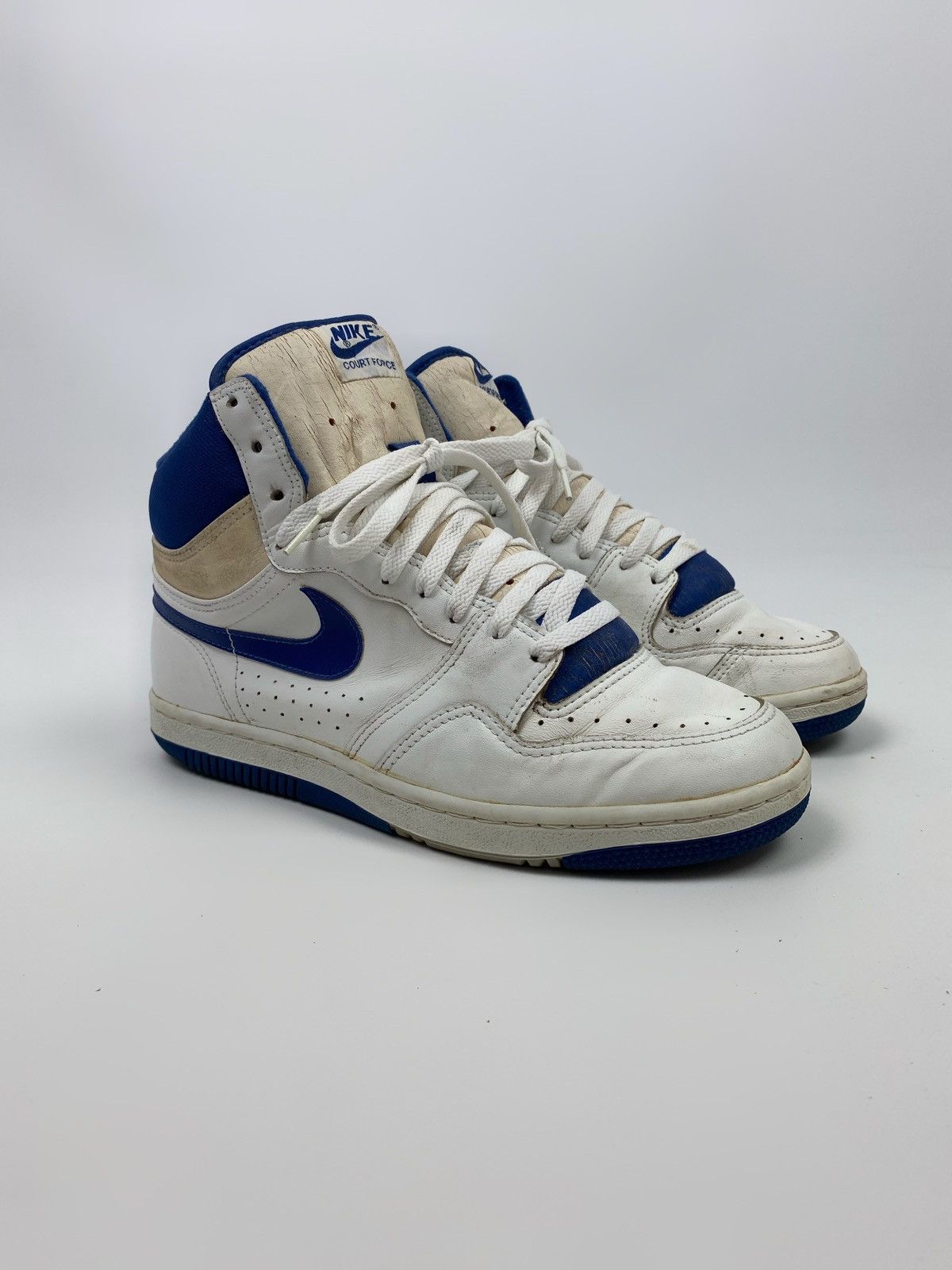 Archival Clothing Nike Vintage 1988 Vintage Original Nike Court Force High Basketball Shoes Grailed