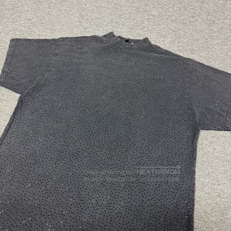 Balenciaga Balenciaga Short-sleeved T-shirt with full diamond, hot di Size US L / EU 52-54 / 3 - 3 Thumbnail