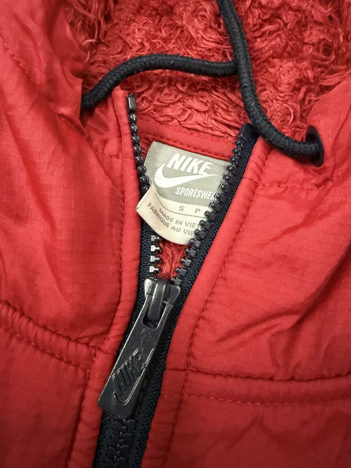 Nike Vintage Nike Shearling Fleece Sweater Hoodie Jacket Size US XS / EU 42 / 0 - 6 Thumbnail