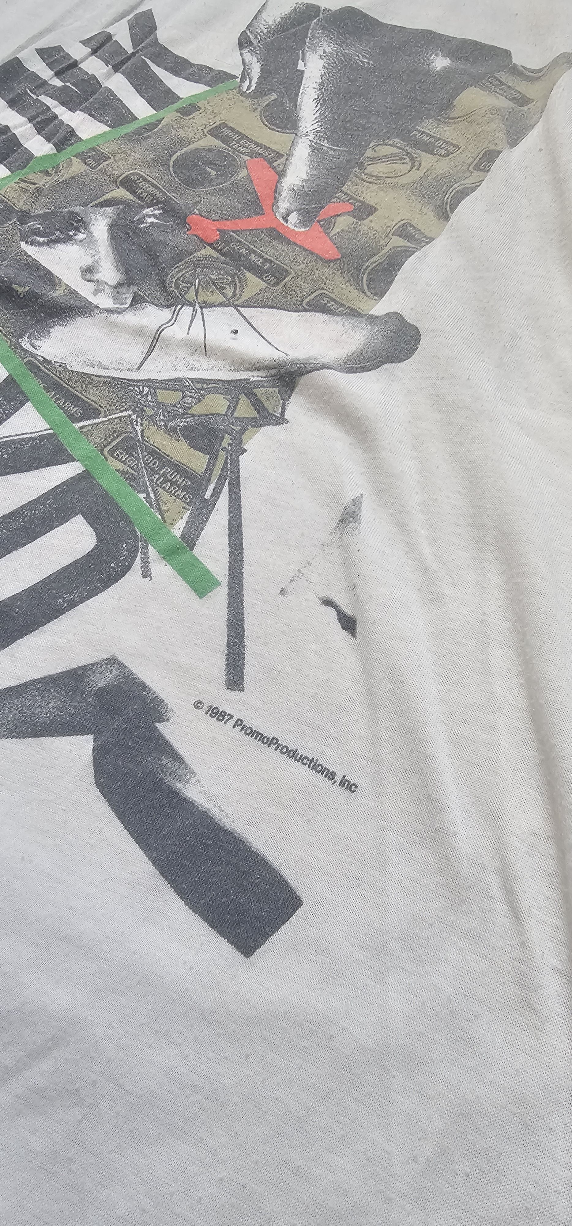 Band Tees × Vintage Original Vintage 1987 PINK FLOYD World Tour Concert T-Shirt Size US L / EU 52-54 / 3 - 5 Thumbnail