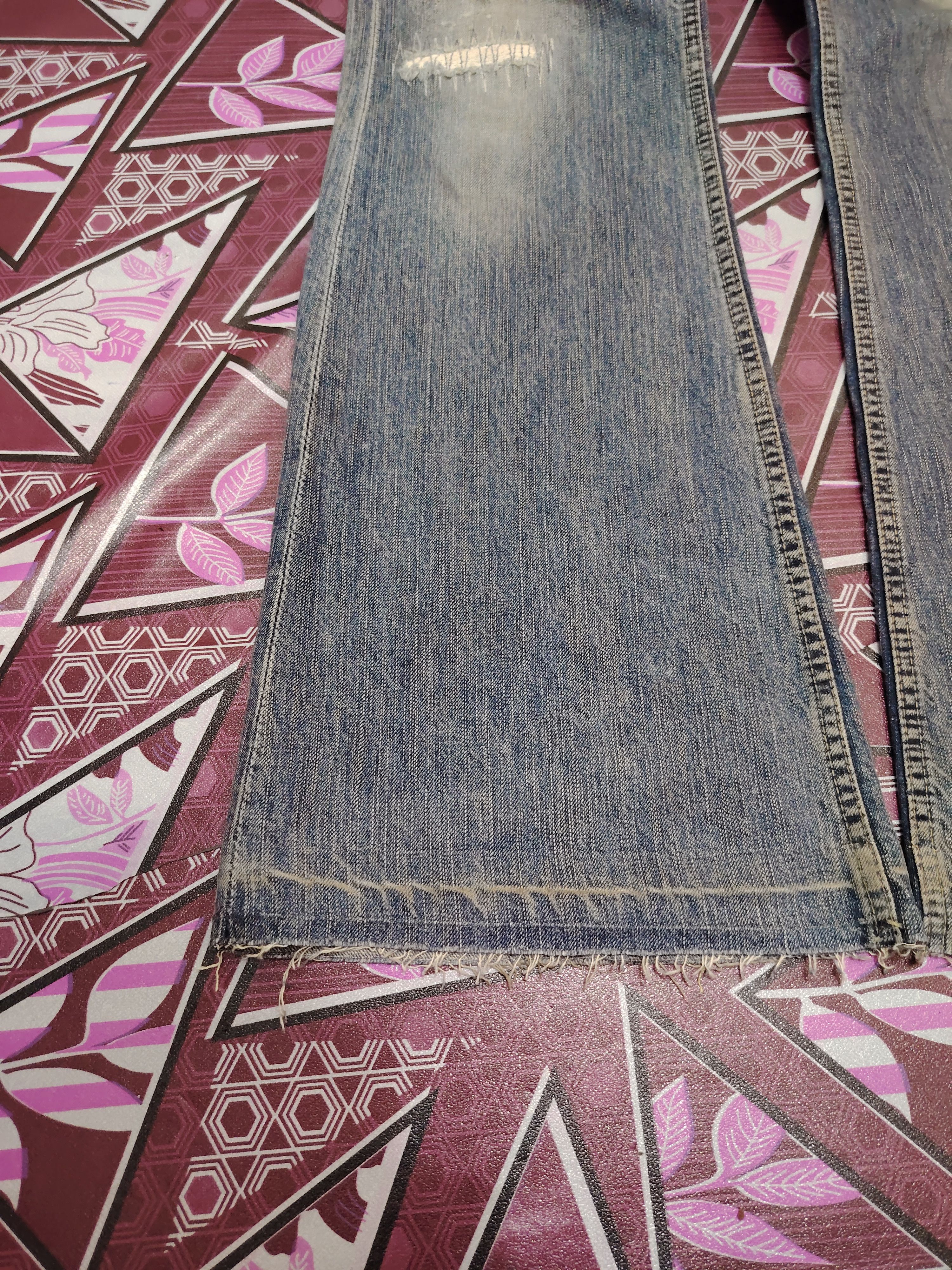 If Six Was Nine × Japanese Brand Japanese 90's Bootcut Brappers distressed denim flared jeans Size US 31 - 5 Thumbnail
