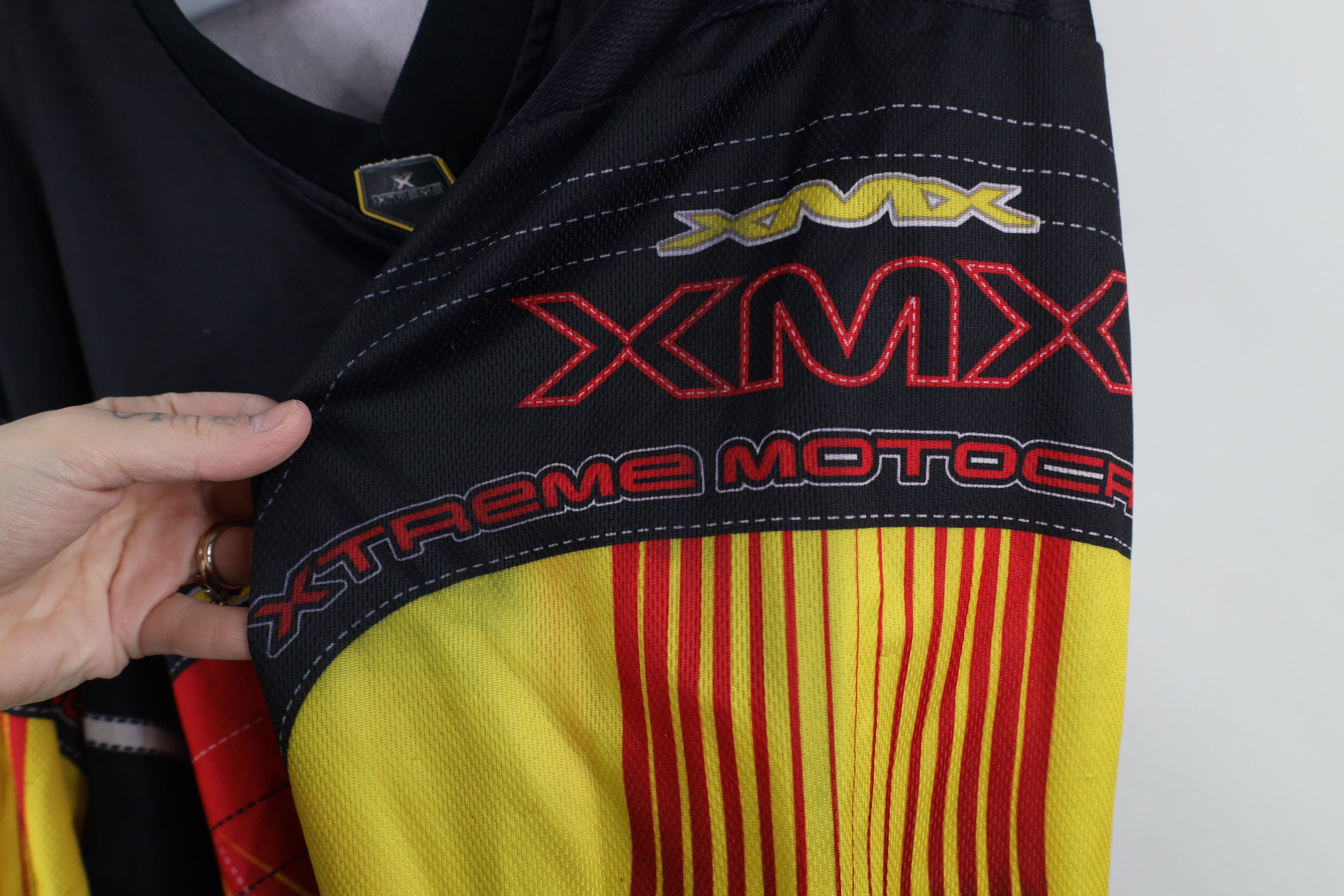 Vintage Vintage 90s Y2K Streetwear Long Sleeve Motocross Jersey Size US L / EU 52-54 / 3 - 4 Thumbnail