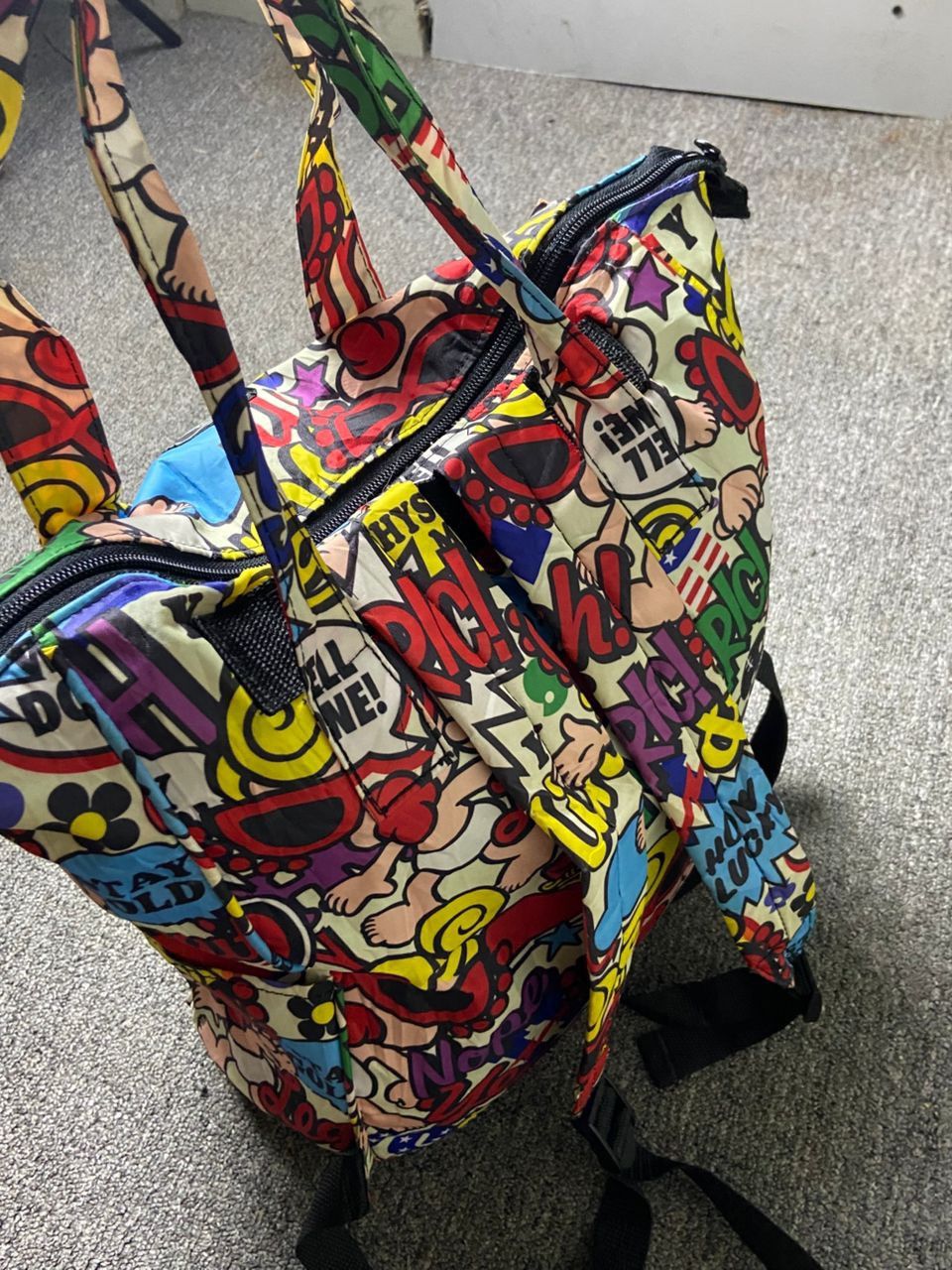 Hysteric Glamour Hysteric Glamour Multicolor 2-Way Backpack & Handbag (181) Size ONE SIZE - 7 Thumbnail