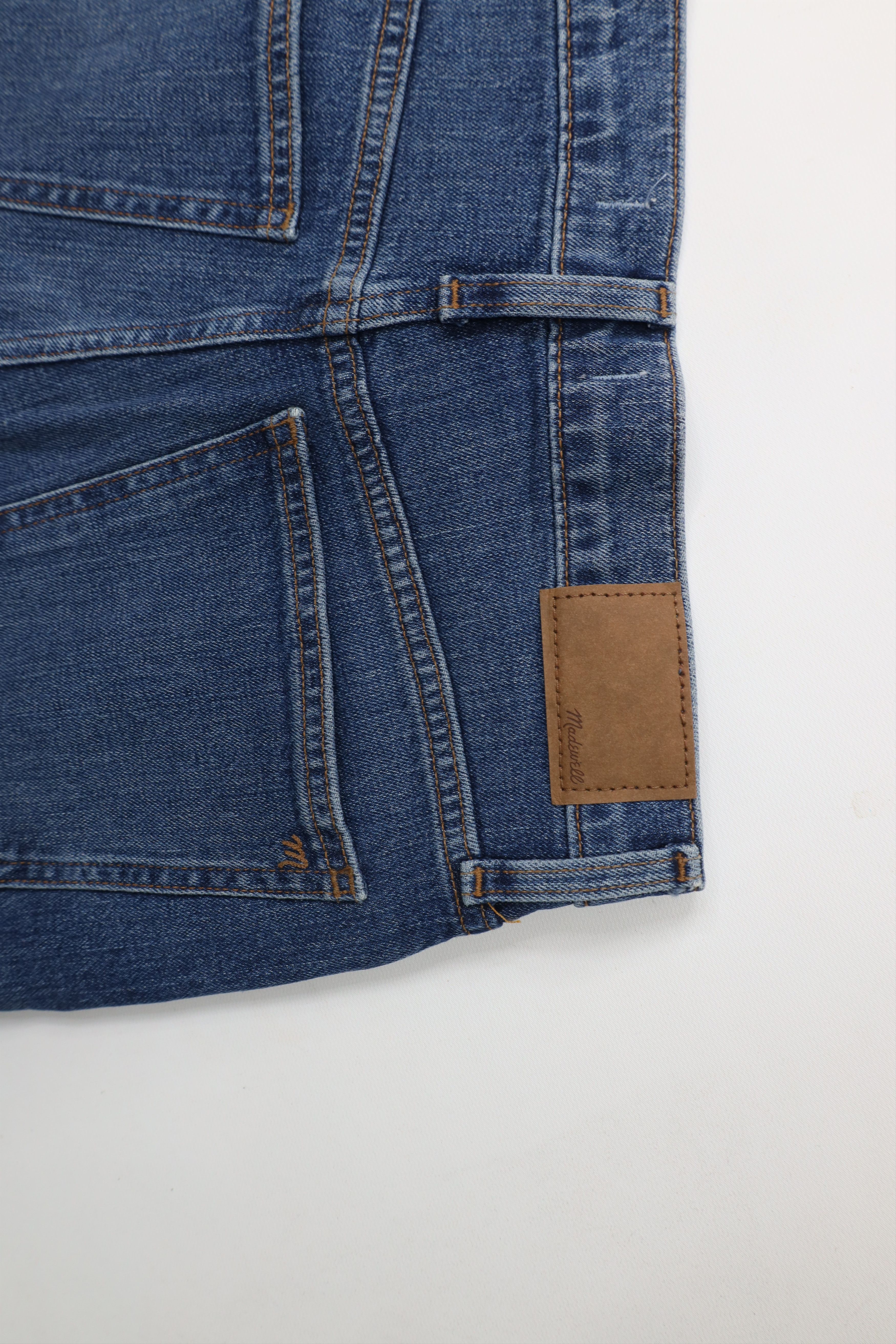 Madewell × Vintage Madewell 27 Tapered Leg Denim Trousers Jeans Blue Stretch Size 27" / US 4 / IT 40 - 15 Thumbnail