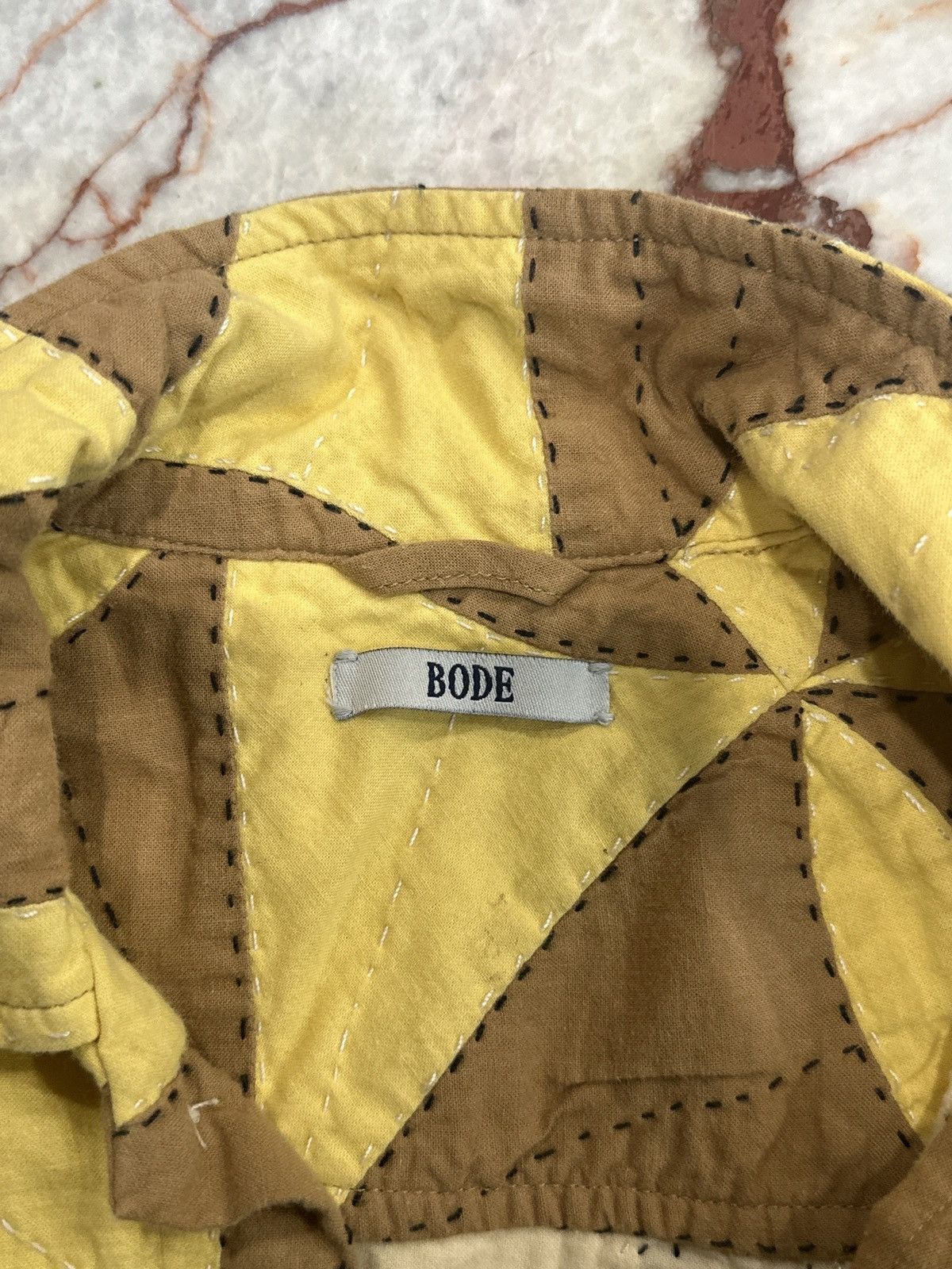 Bode BODE cotton homer quilt shirts Size US M / EU 48-50 / 2 - 6 Thumbnail