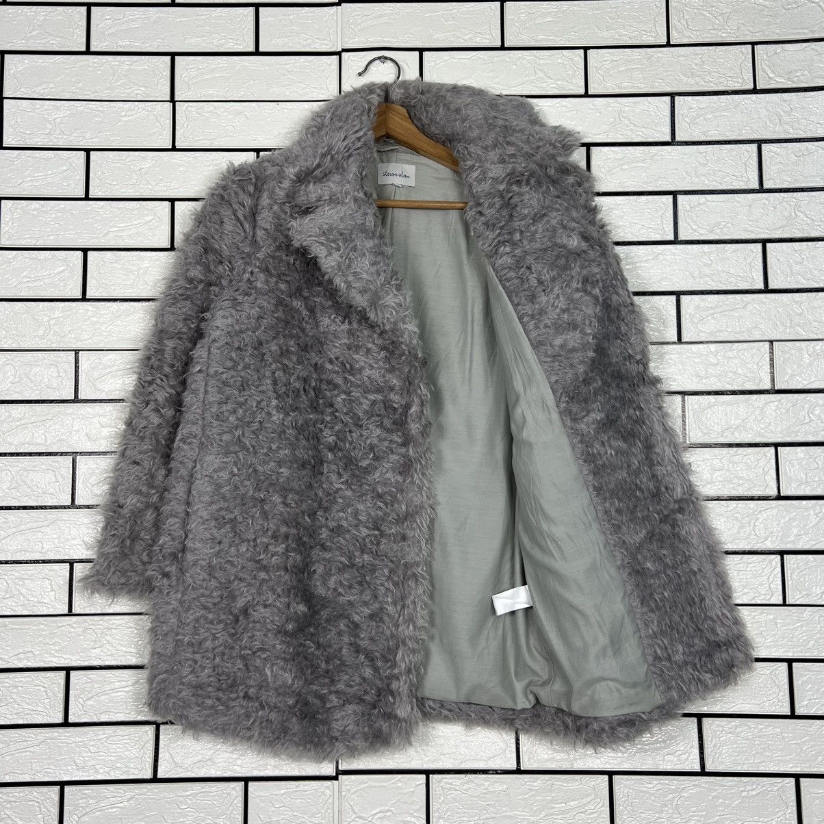 Steven Alan STEVEN ALAN Mohair Double Breasted Coat #4136-C188 Size M / US 6-8 / IT 42-44 - 8 Thumbnail
