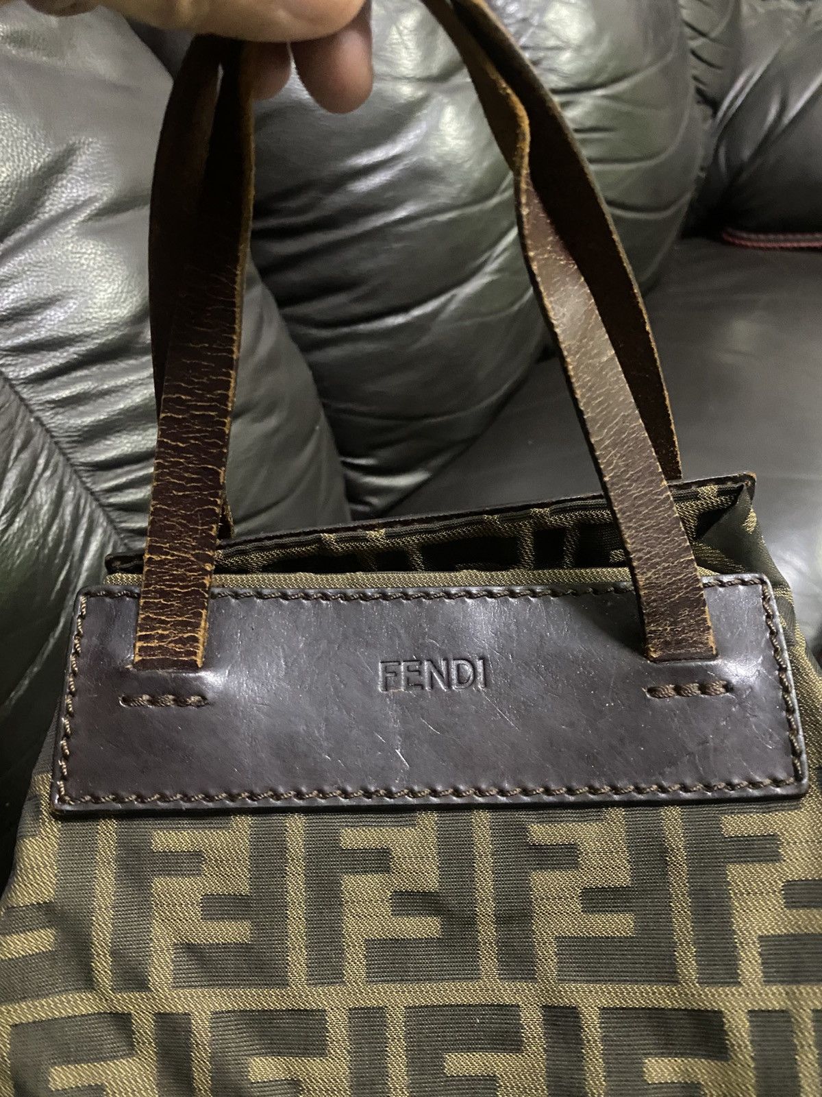 Fendi Authentic Vintage Fendi Zucca Monogram Mini Tote Bag Size ONE SIZE - 20 Thumbnail