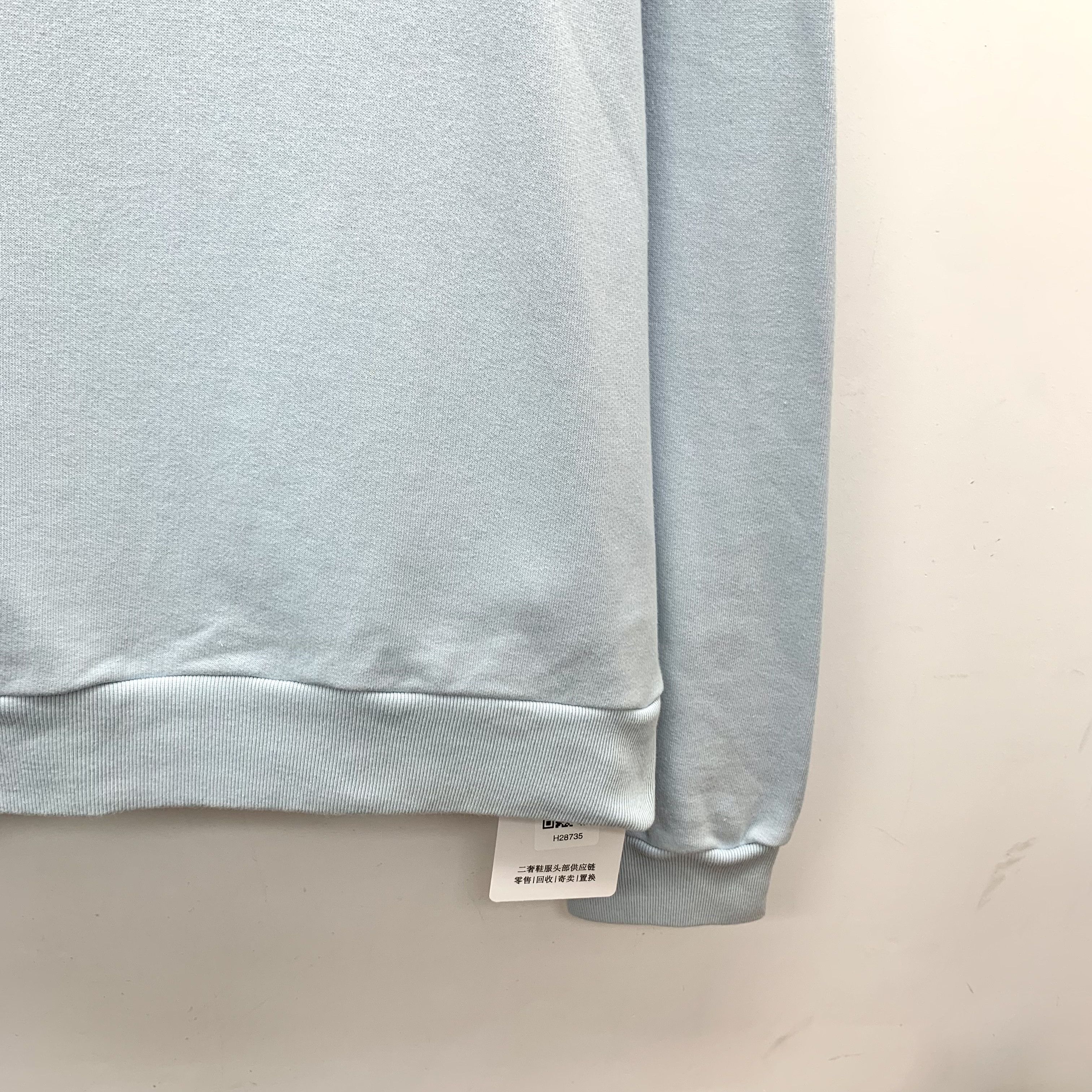 Louis Vuitton Louis Vuitton Logo Embroidered Sweatshirt Light Blue (XL) Size US XL / EU 56 / 4 - 4 Thumbnail
