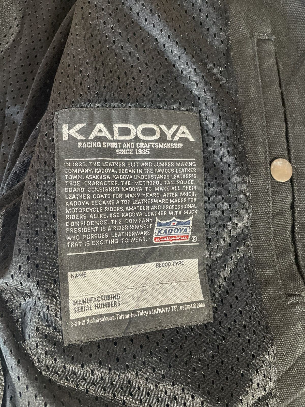 Designer × Japanese Brand Rare!! K's leather by Kodoya motorcycle jacket Size US XL / EU 56 / 4 - 7 Thumbnail