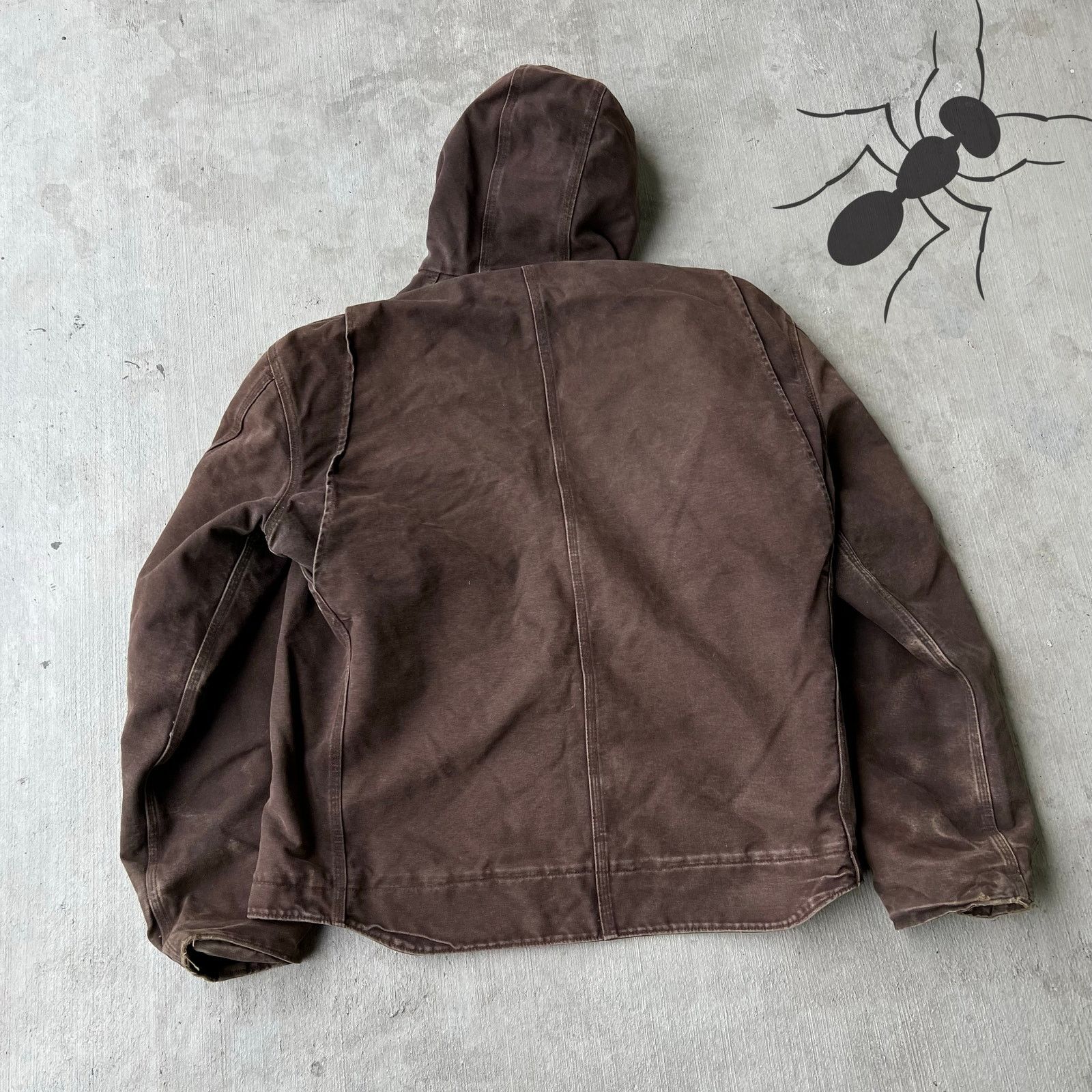 Carhartt × Vintage Carhartt J141 DKB sierra hooded work wear jacket Size US XL / EU 56 / 4 - 5 Thumbnail