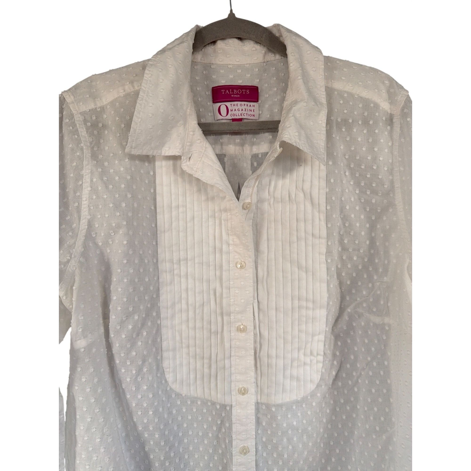 Talbots Talbots 18 W The Oprah Magazine Collection White Textured Pi Size XXL / US 16-18 / IT 52-54 - 3 Thumbnail