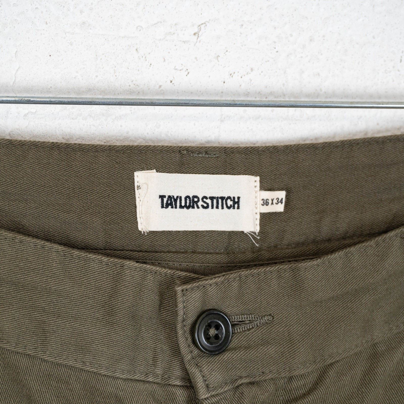 Taylor Stitch Taylor Stitch The Democratic Foundation Pants Olive 36x34 Size US 36 / EU 52 - 2 Thumbnail