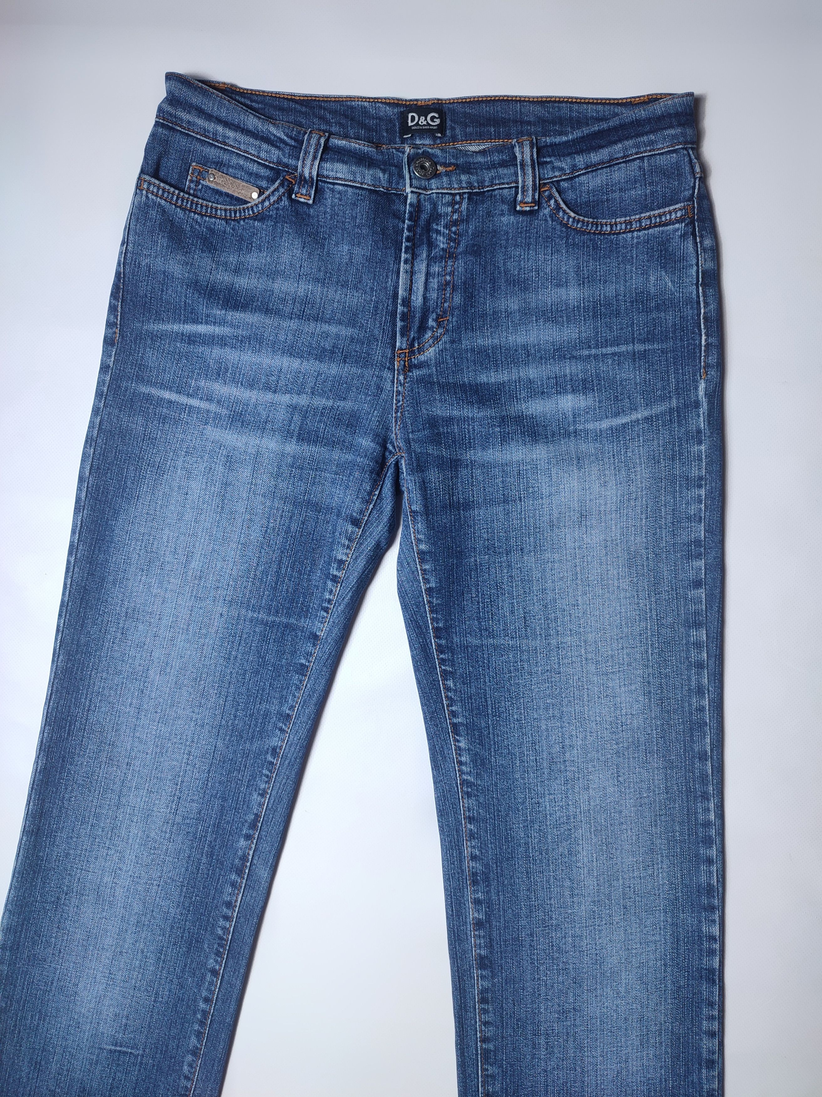 Dolce & Gabbana Vintage Dolce Gabbana Logo Stitched Denim Pants Size 29" - 3 Thumbnail