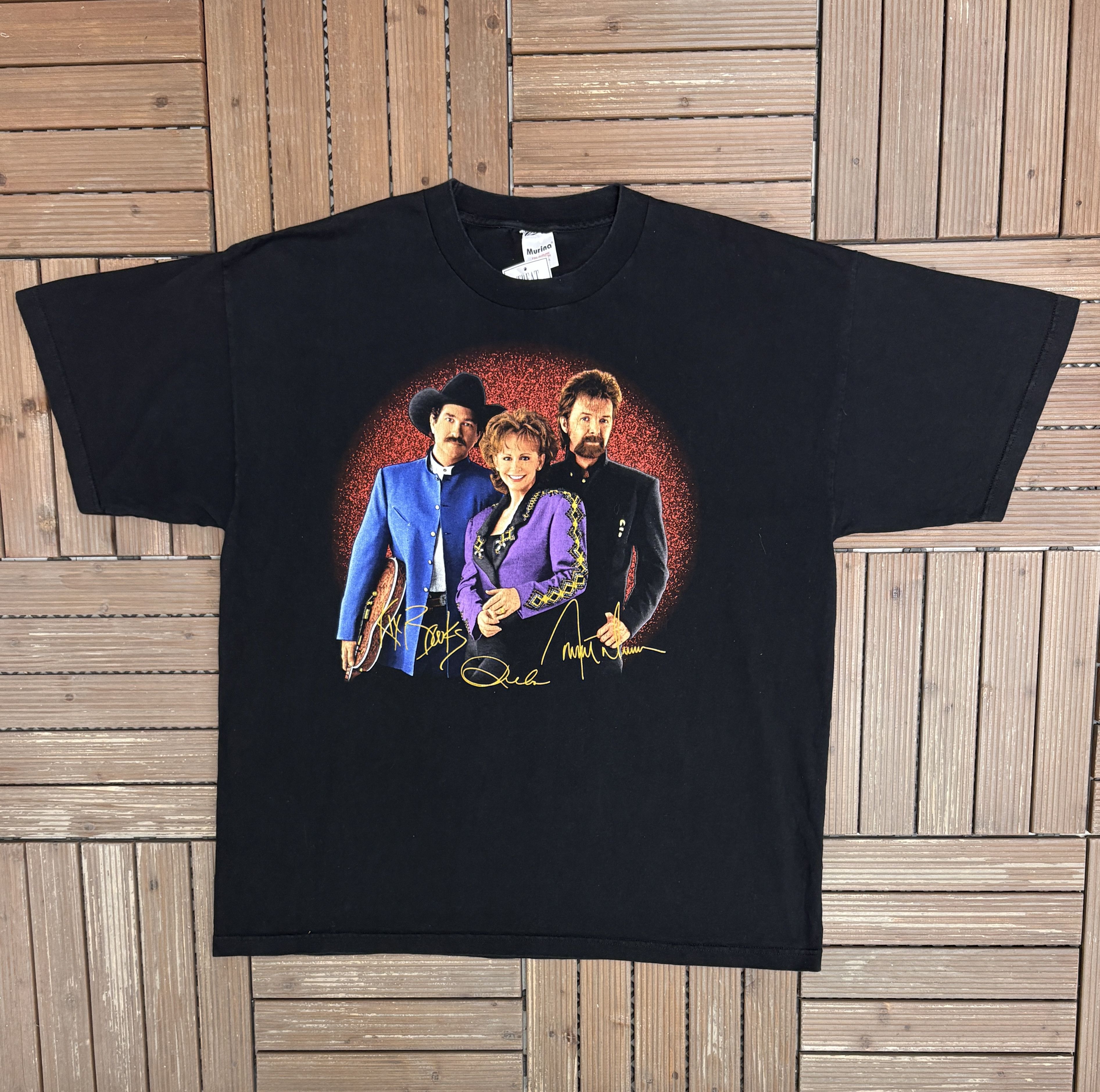Vintage Brooks & Dunn Reba Tour 1997 Vinage T-Shirt Tee Size US XXL / EU 58 / 5 - 1 Thumbnail