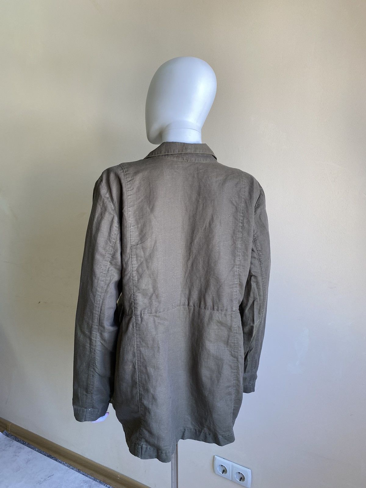 Gudrun Sjoden Gudrun Sjoden Womens Green Linen/Cotton Jacket Size L Size L / US 10 / IT 46 - 10 Thumbnail