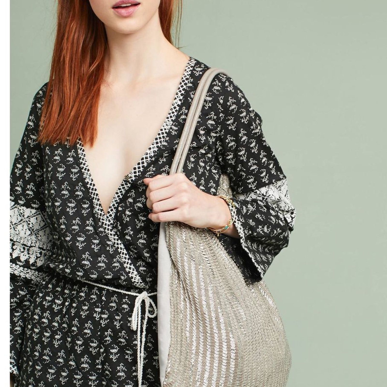 Anthropologie New Anthropologie Gabbi Embroidered Romper by Valiante $239 Size 28" / US 6 / IT 42 - 2 Thumbnail