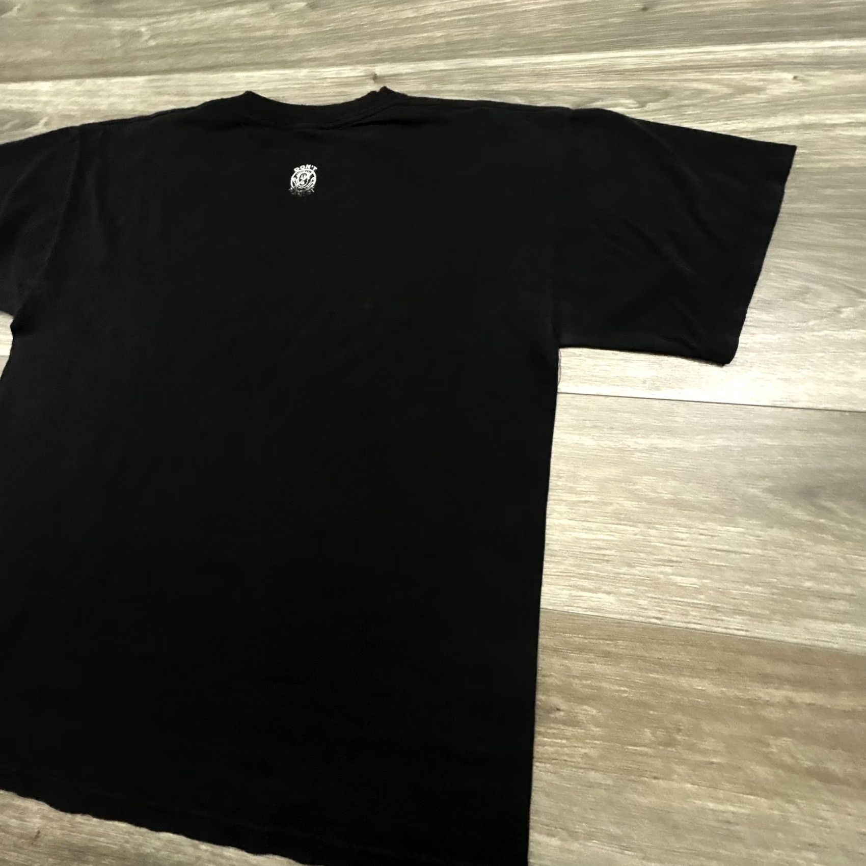 Vintage VINTAGE Don't Panic Shirt Mens XL Black I used to be schizophrenic but we're okay now 1999 Graphic Print Size US XL / EU 56 / 4 - 6 Thumbnail