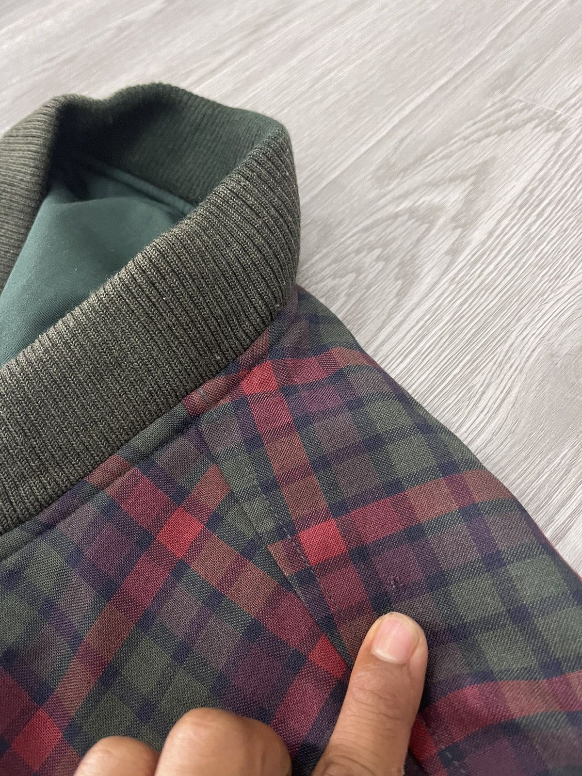 Lacoste × Vintage Vintage Lacoste Reversible Bomber Jacket Size US L / EU 52-54 / 3 - 16 Thumbnail