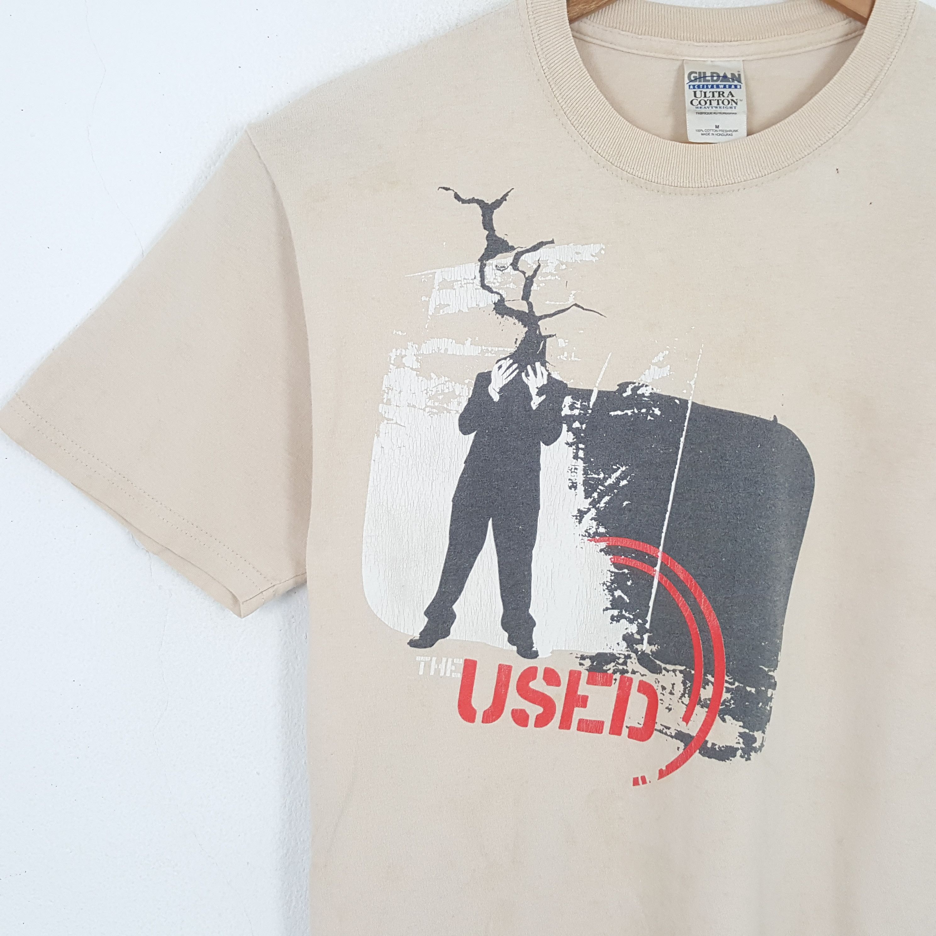 Band Tees × Vintage Vintage THE USED American Rock Band T-Shirt c267n32 Size US M / EU 48-50 / 2 - 2 Thumbnail