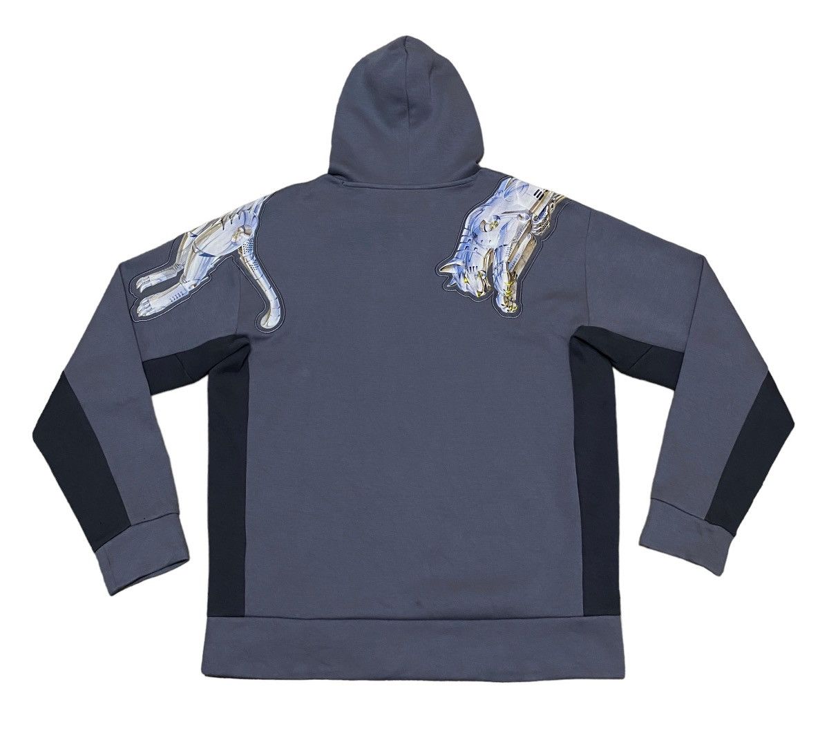 Puma Rare Design Brand Puma X Sorayama Hoodie 2000s Size US M / EU 48-50 / 2 - 2 Thumbnail