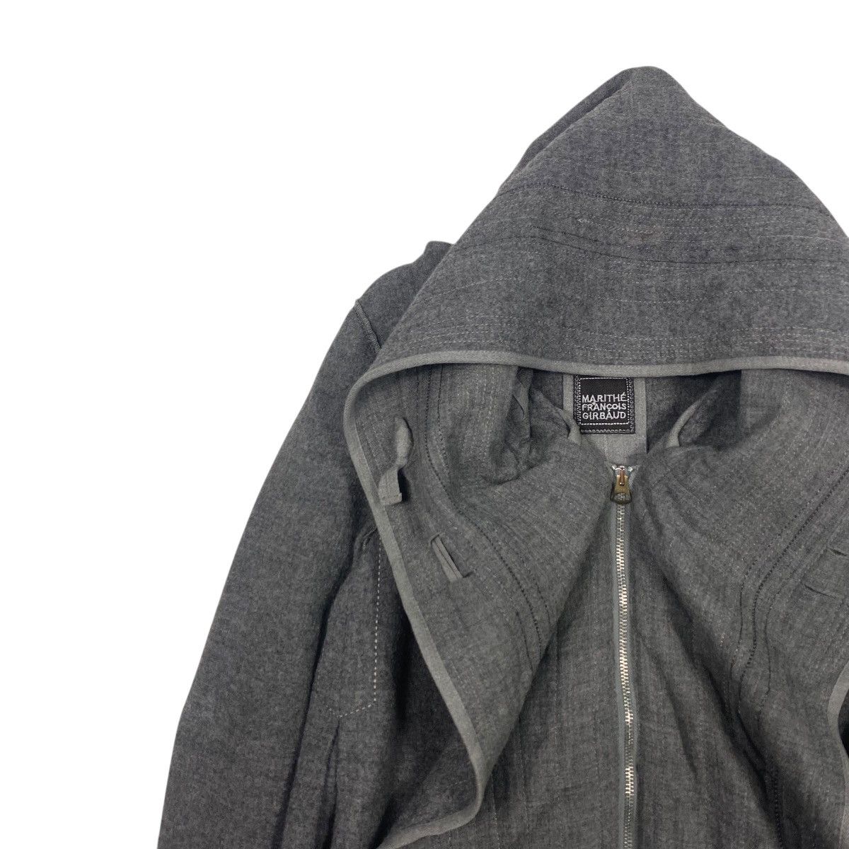 Marithe + Francois Girbaud Vintage 90s Marithe Francois Girbaud Wool Jacket Hoodie Size US S / EU 44-46 / 1 - 6 Thumbnail