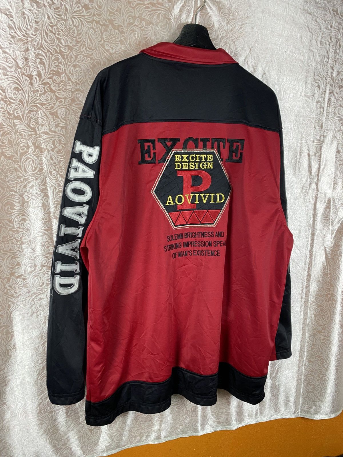Vintage Vintage Paovivid Excite Design Racing ZipUp Motorsport Style Size US L / EU 52-54 / 3 - 11 Thumbnail
