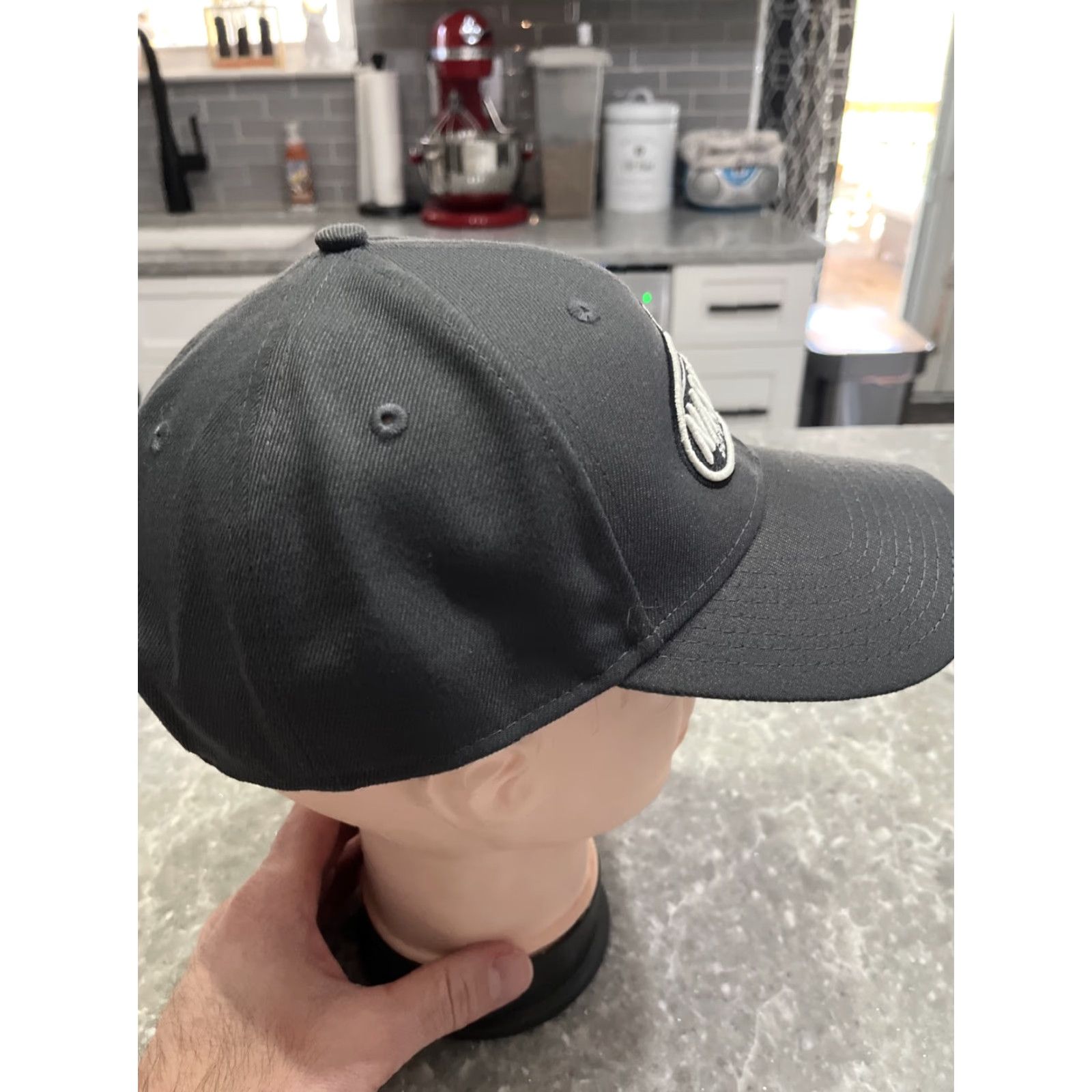New Era VINTAGE Nashville SuperSpeedway Strap Back New Era 9Forty Gray Hat Men Adjustable Gray Baseball Cap Cars Sports American Nashville Mens Size ONE SIZE - 4 Thumbnail