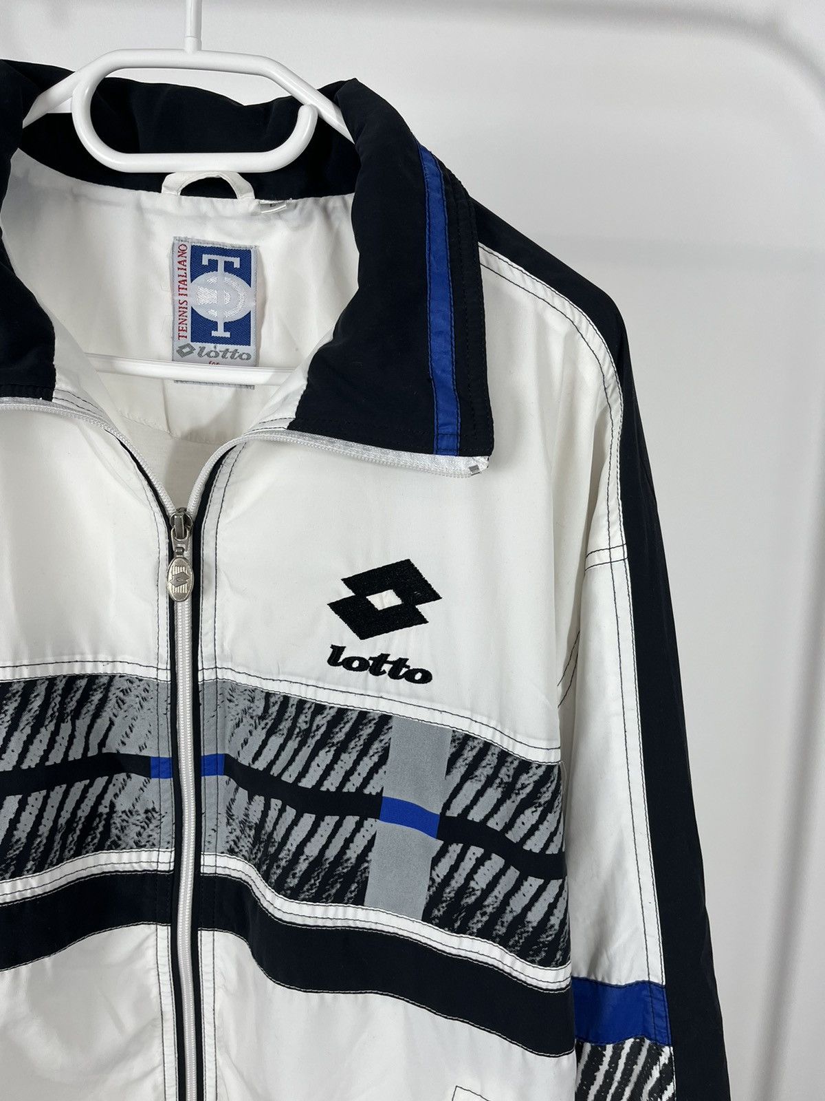 Lotto Sport × Vintage 90s Lotto Boris Becker tennis track jacket Size US L / EU 52-54 / 3 - 7 Thumbnail